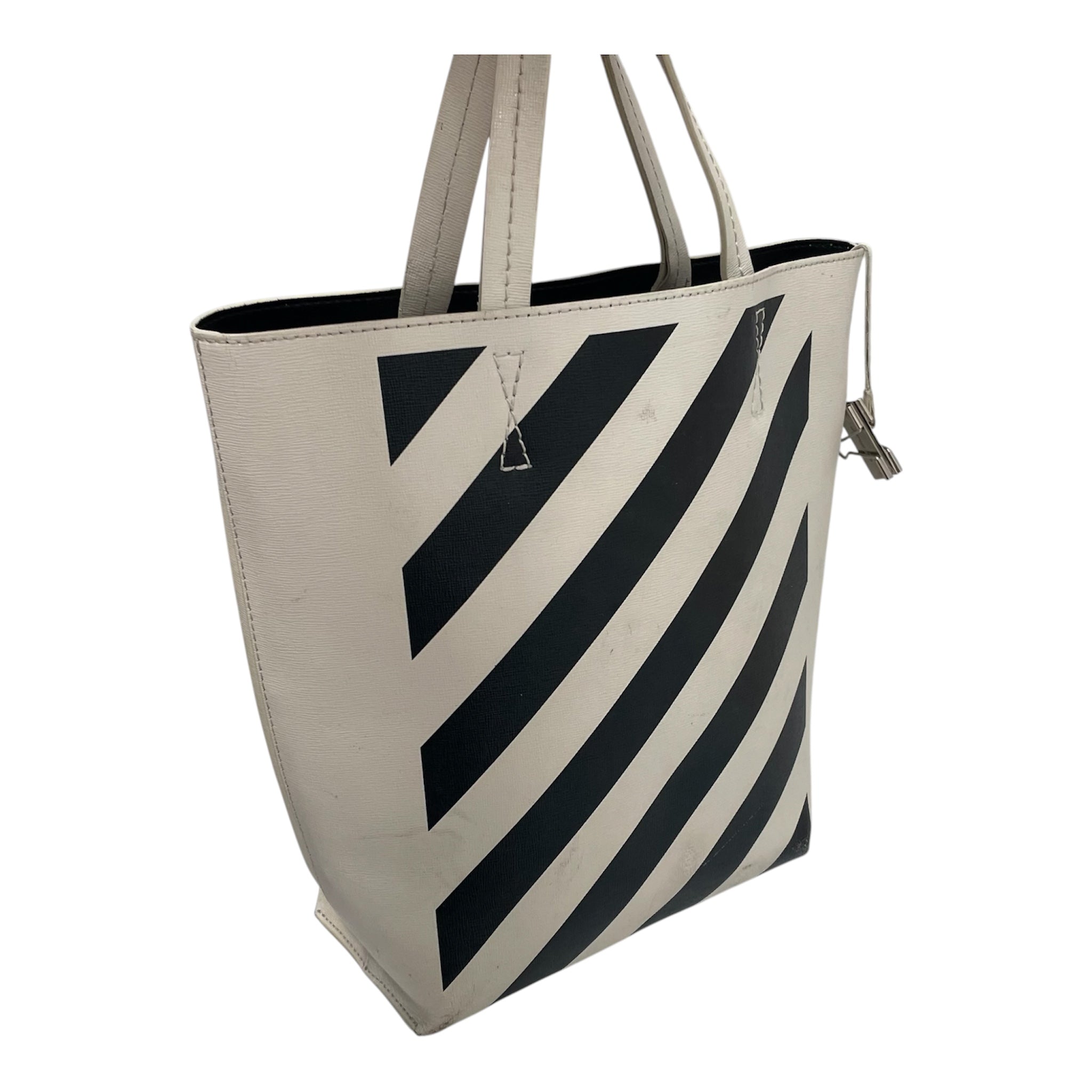 OFF-WHITE/Cross Body Bag/Stripe/Leather/WHT/ view 5