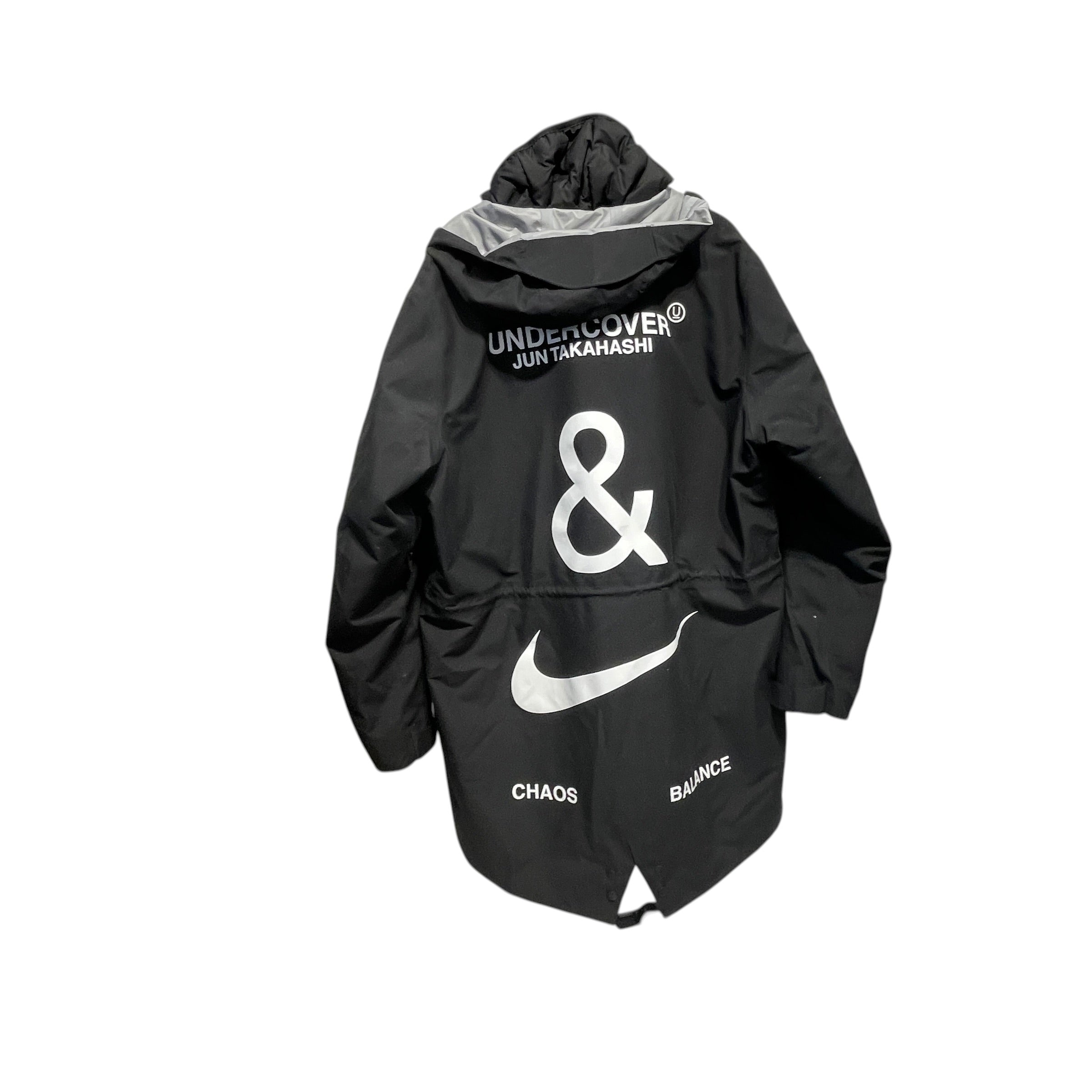 NIKE/UNDERCOVER/Jacket/XL/Nylon/BLK/Graphic/Fishtail Parka view 2