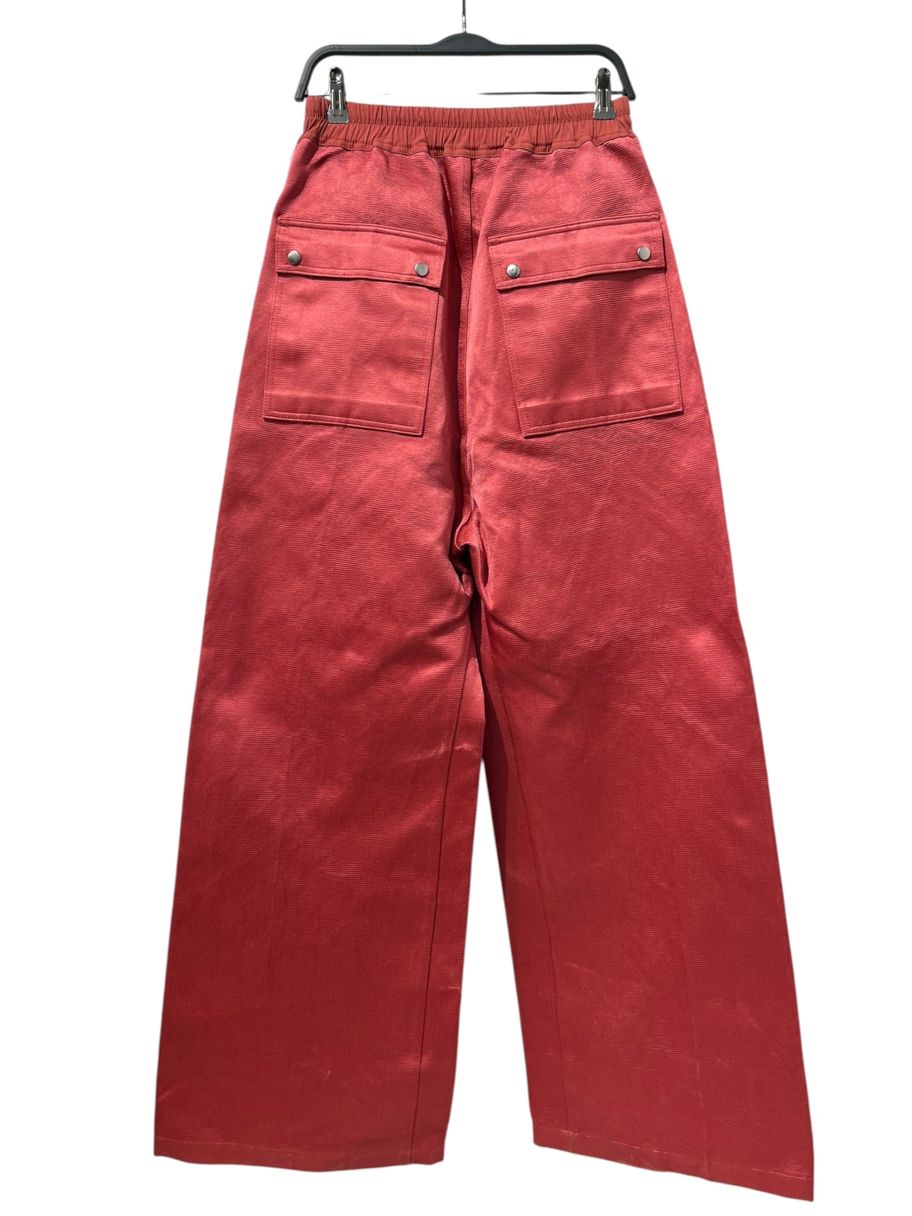 Rick Owens/Pants/36/Cotton/RED/BELA WIDE LEG view 2