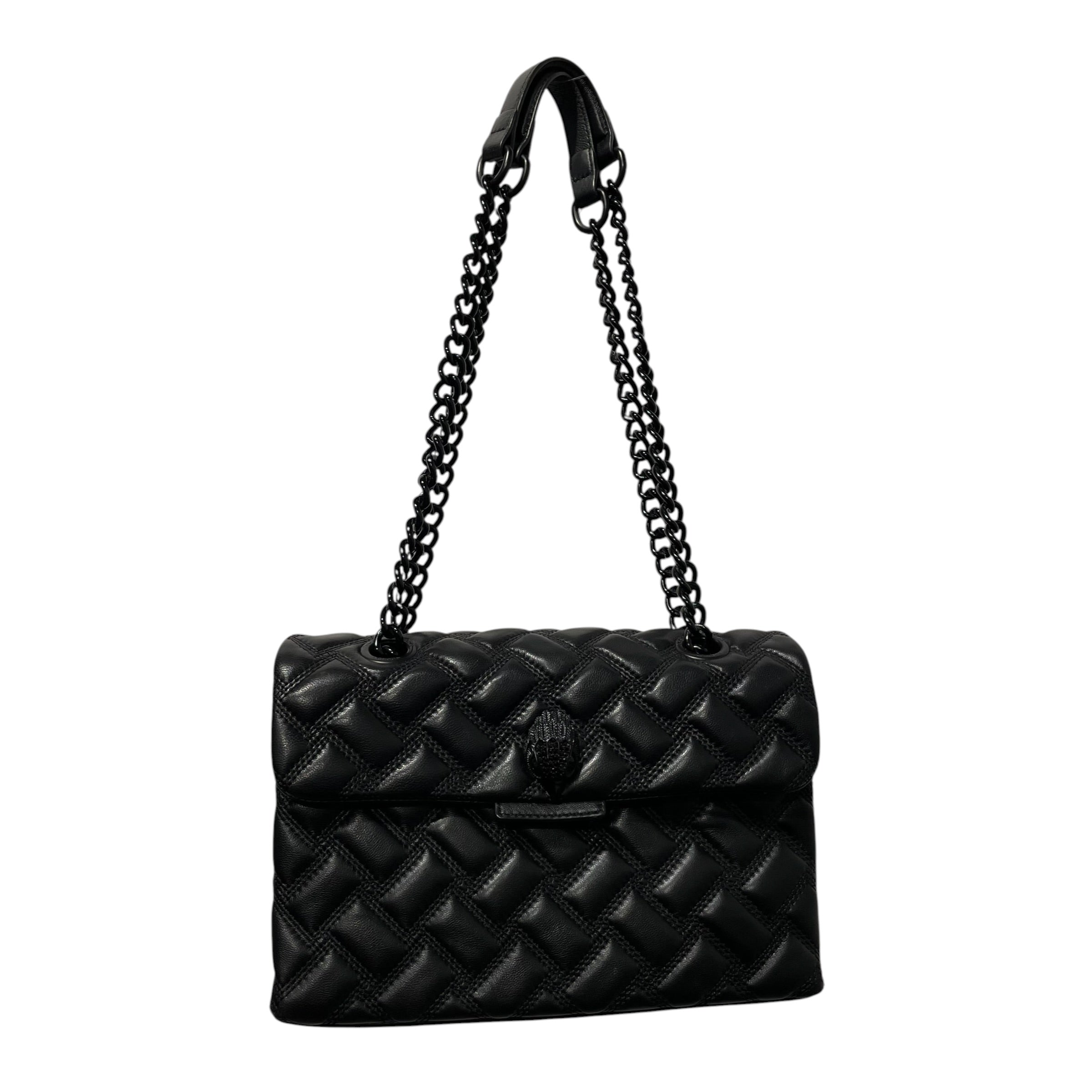 Kurt Geiger/Cross Body Bag/Leather/BLK/QUILTED BAG view 1