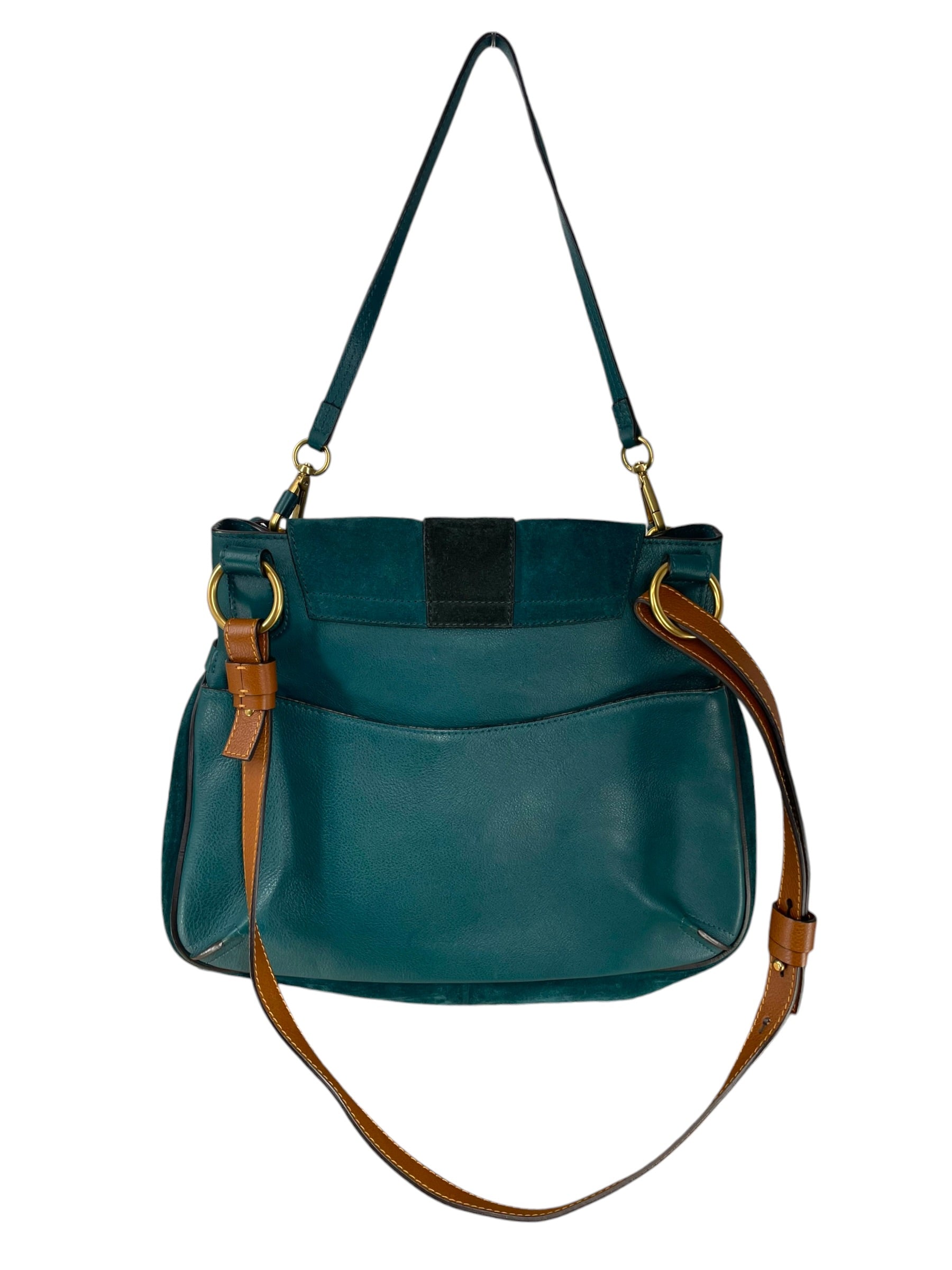 Chloe/Bag/Suede/GRN/LEXA SUEDE SHOULDER view 2