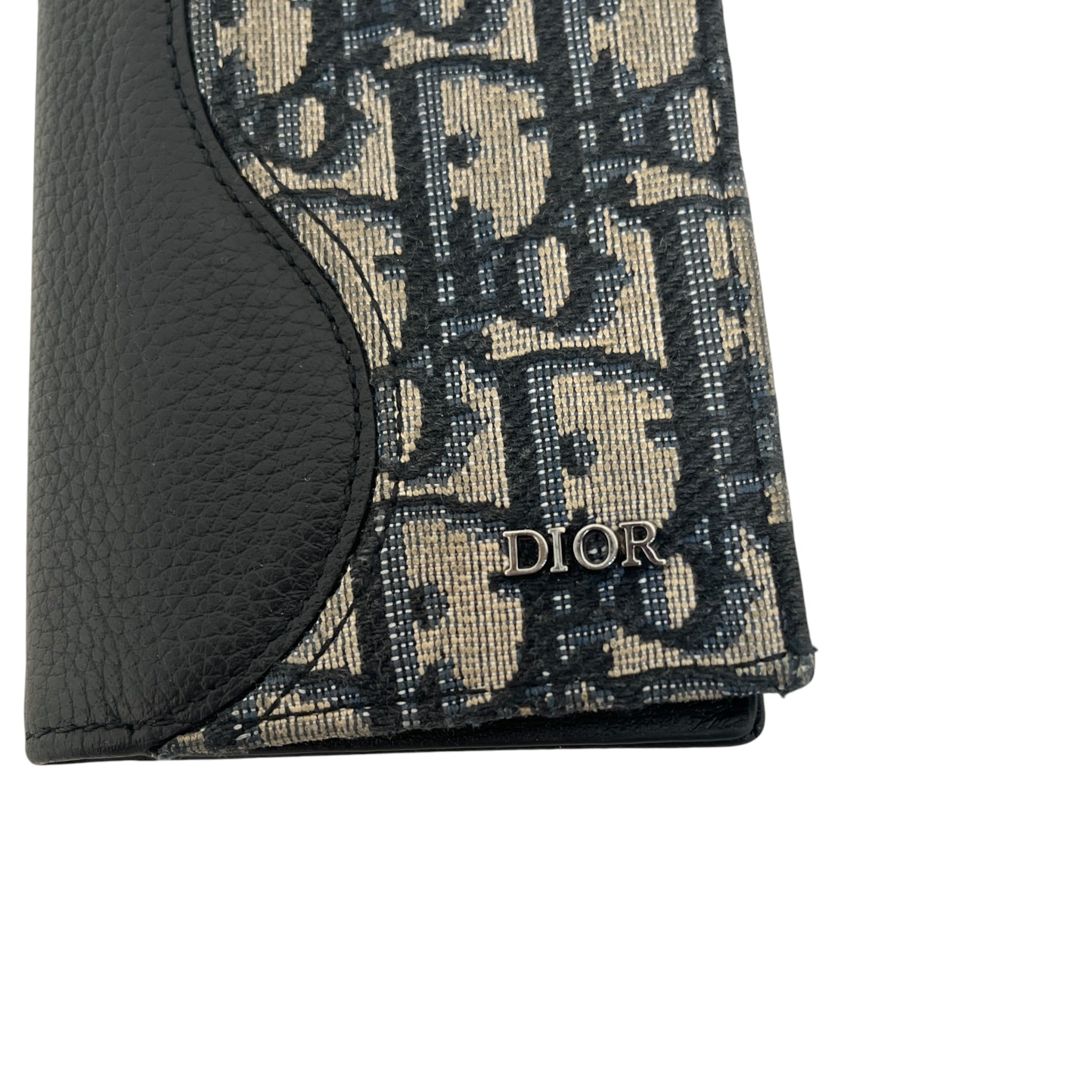 Christian Dior/Bifold Wallet/All Over Print/Leather/KHK/M's/Saddle Bifold Card Holder view 6