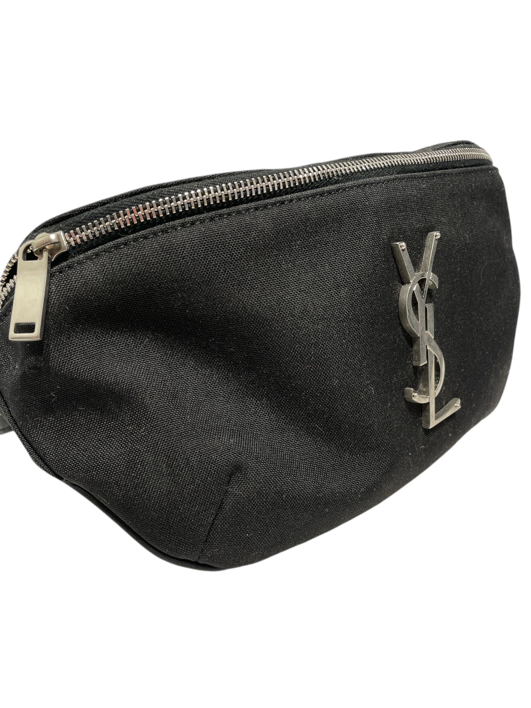 YVES SAINT LAURENT/Fanny Pack/Cotton/BLK/Fanny pack view 5