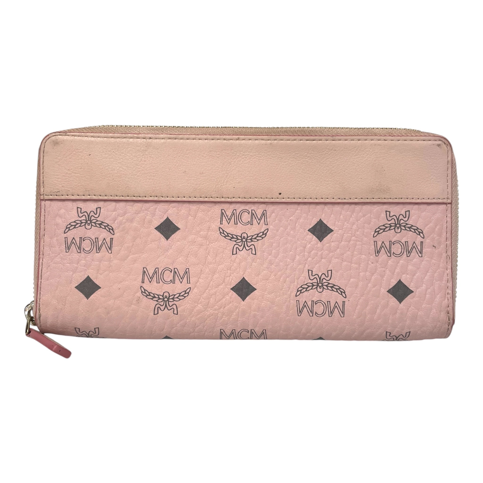 MCM/Bifold Wallet/Monogram/Leather/PNK/VESTISOS MONOGRAM PINK view 2