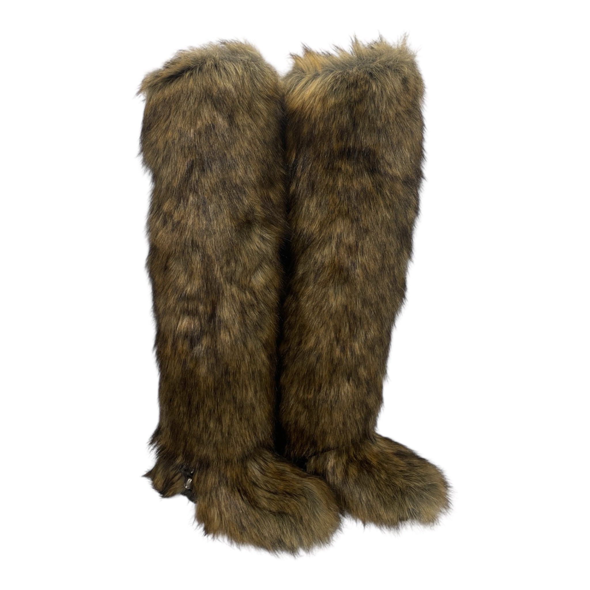 MIU MIU/Long Boots/US 9/Fake Fur/BRW/miu miu aspen over the knee view 1