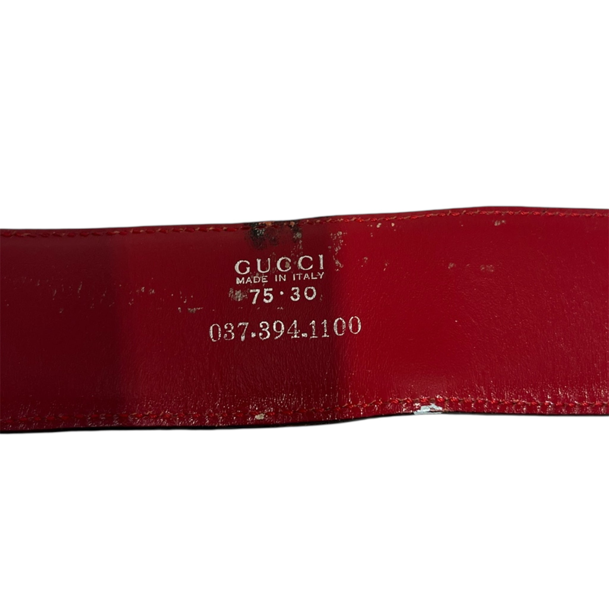 GUCCI/Belt/Animal Pattern/RED/ view 3