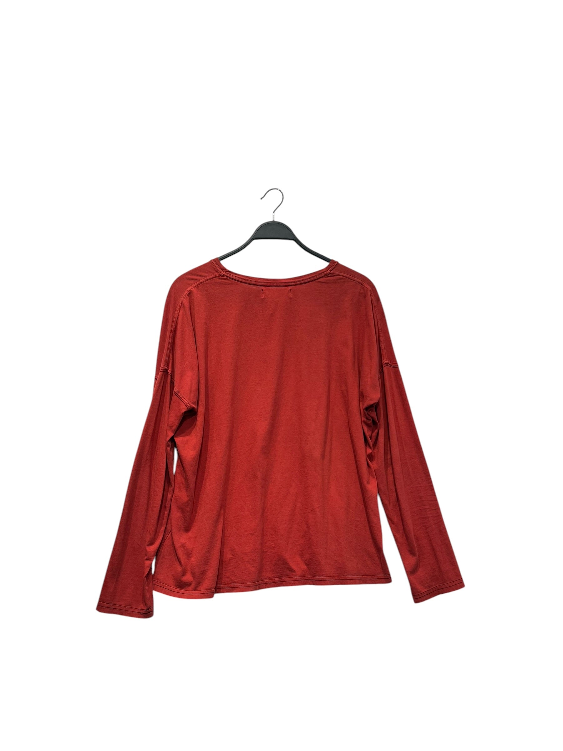 SIBERIA HILLS/LS T-Shirt/S/Cotton/RED/ view 2