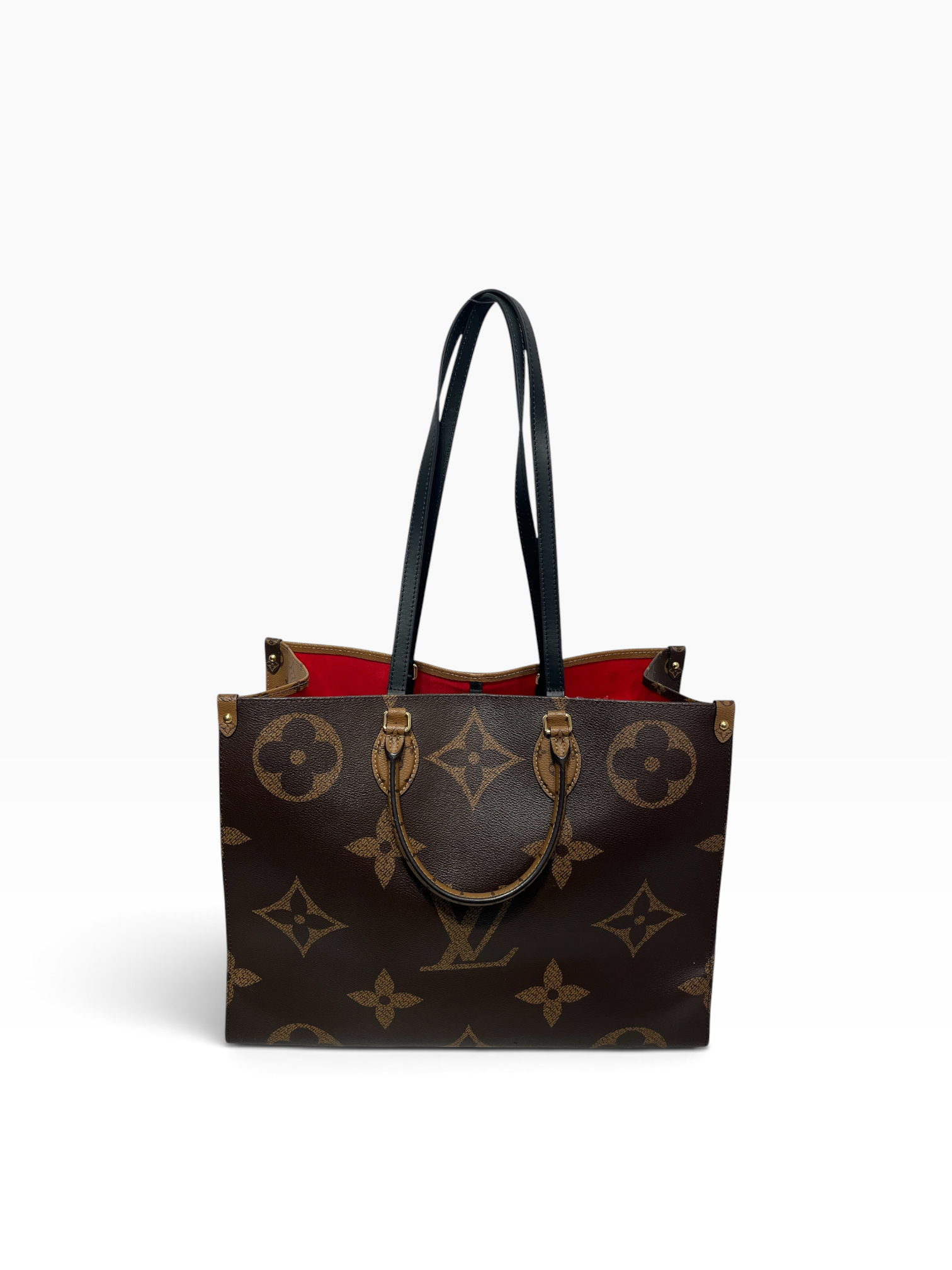LOUIS VUITTON/Hand Bag/Monogram/Leather/CML/OnTheGo Tote view 1