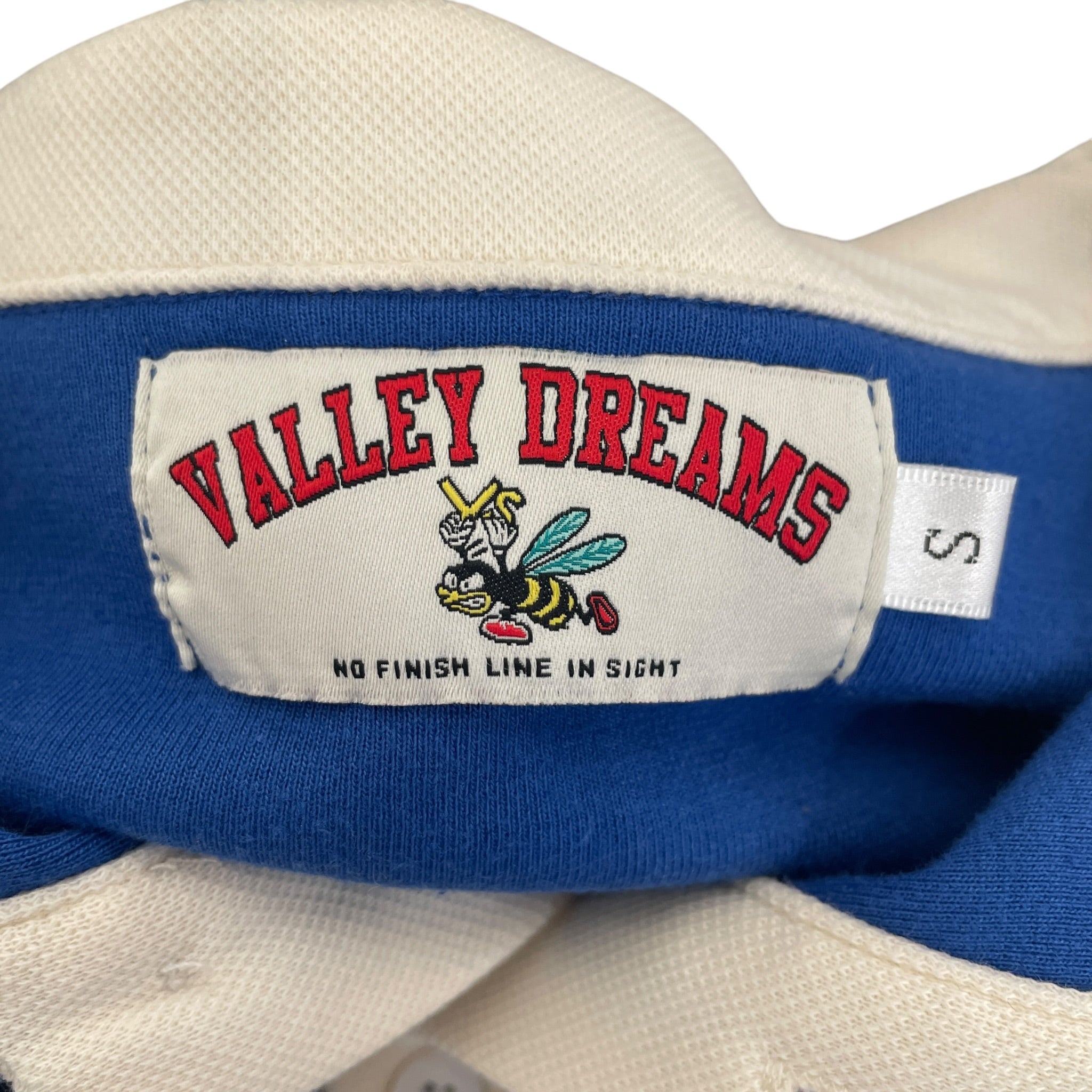 Vale Forever/Polo Shirt/S/Cotton/BLU/Graphic/LS RUGBY ELBOW PADS view 3