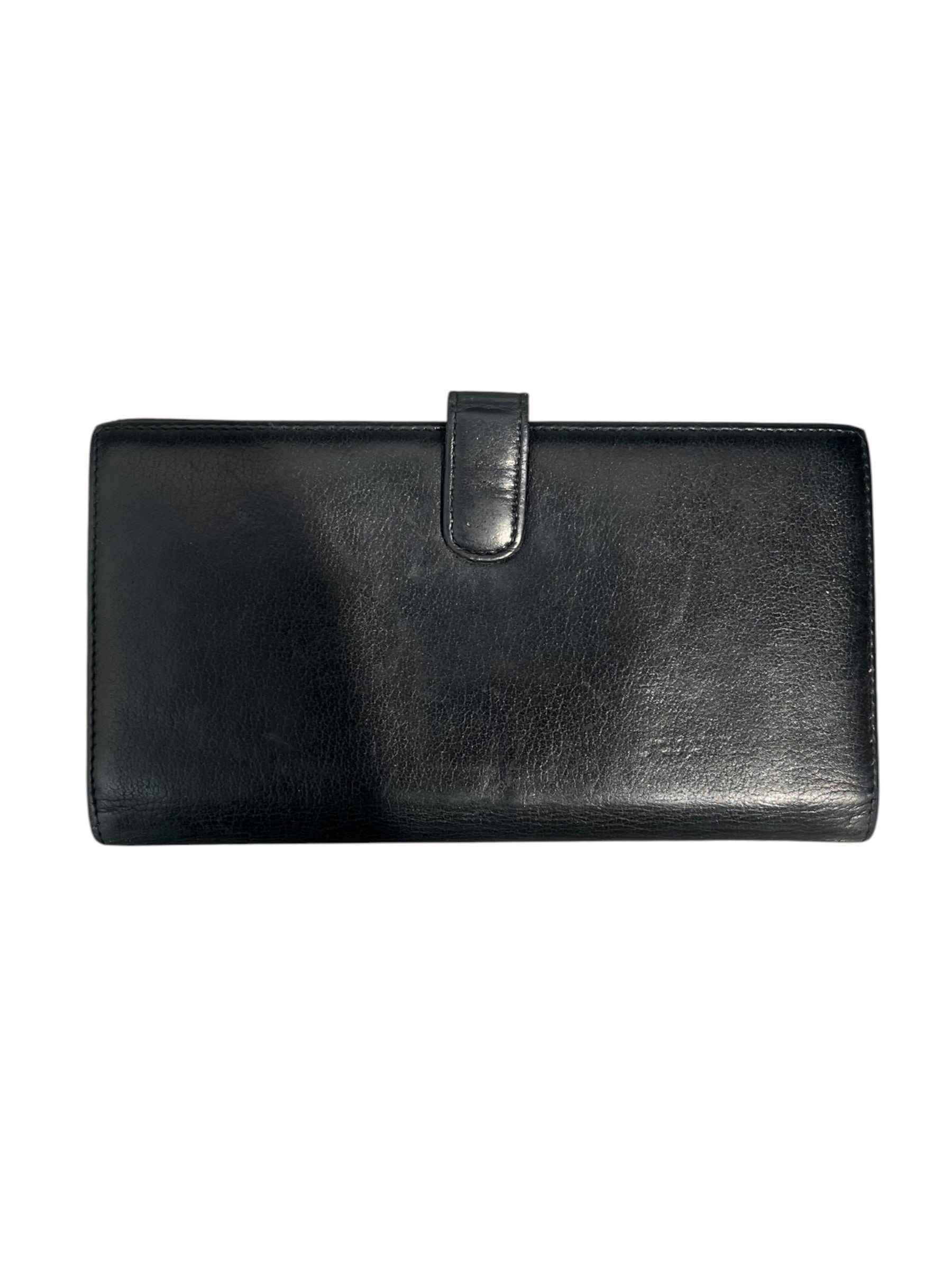 CHANEL/Trifold Wallet/Leather/BLK/L's/SMALL FLOWER 13019495 view 2