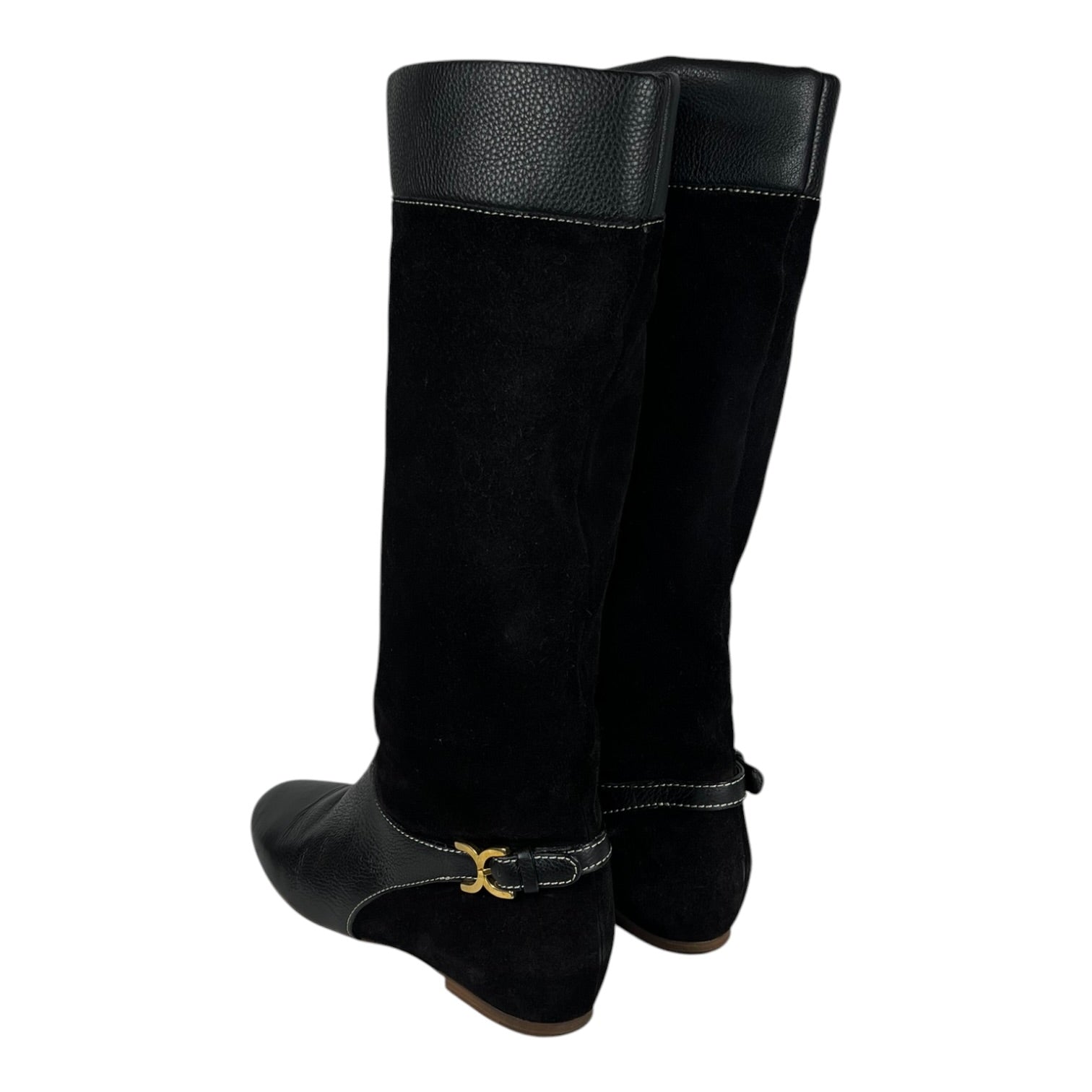 Chloe/Shoes/EU 41/Leather/BLK/suede leather view 2