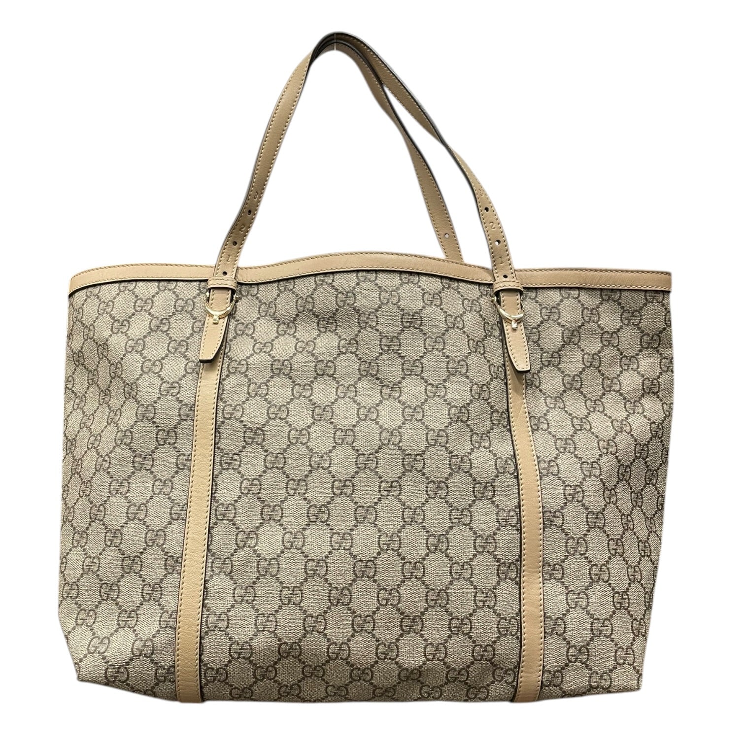 GUCCI/Tote Bag/Cotton/BEG/GG SUPREME MONO CANVAS view 2