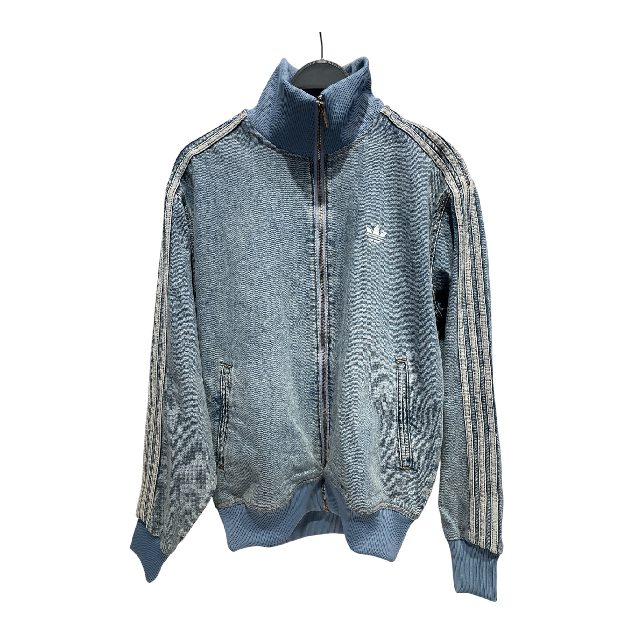 adidas/Track Jkt/M/Stripe/Denim/IDG/ view 1