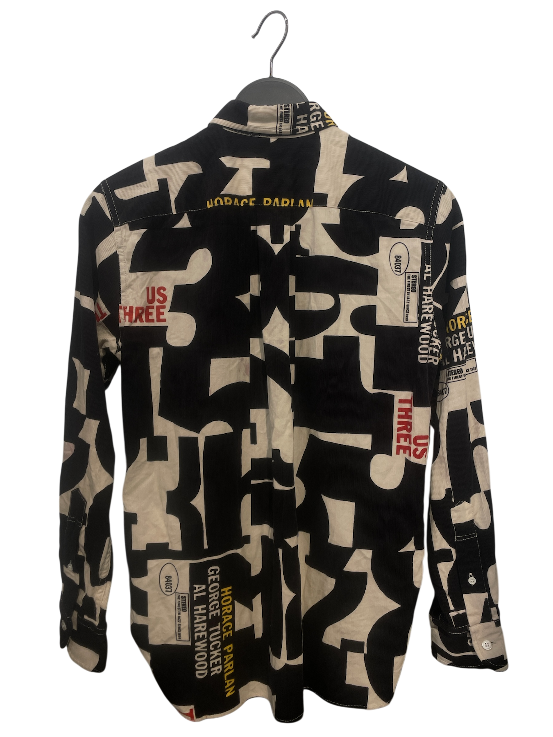 JUNYA WATANABE COMME des GARCONS MAN/LS Shirt/XS/Cotton/MLT/All Over Print/LETTERINGS/#WP-B051 view 2