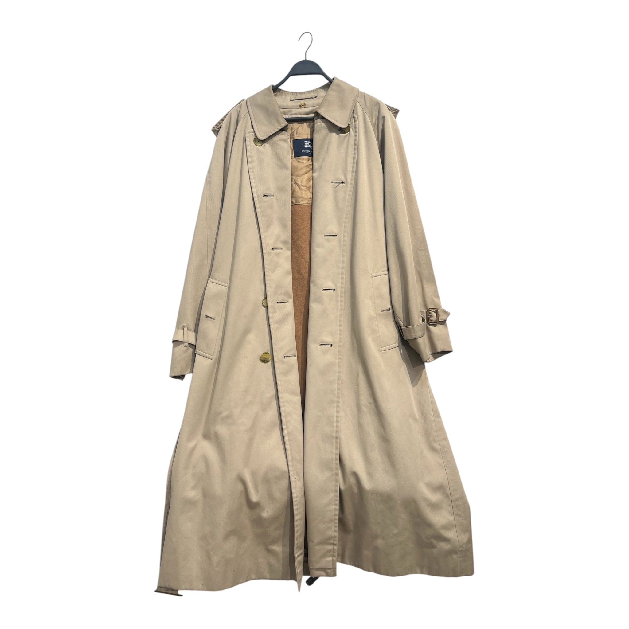 BURBERRY LONDON/Trench Coat/Cotton/KHK/INNER WOOL ZIP LINING view 1