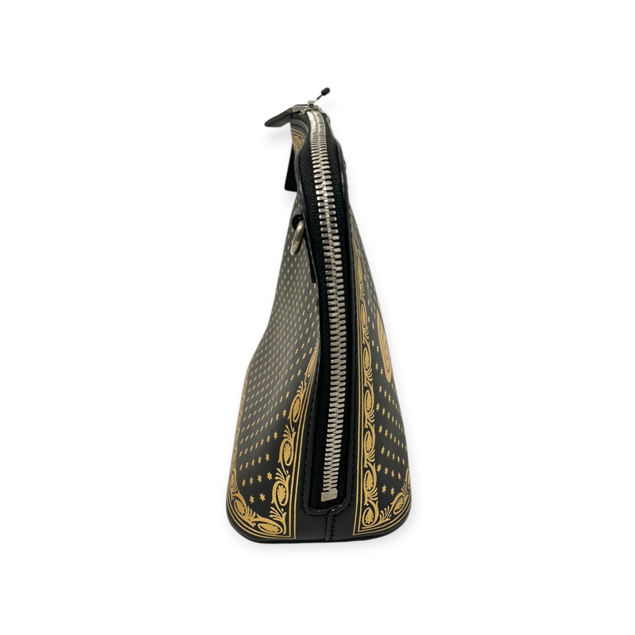 GUCCI/Pouch/All Over Print/Leather/BLK/SEGA GUCCY STARS MINI DOME view 2