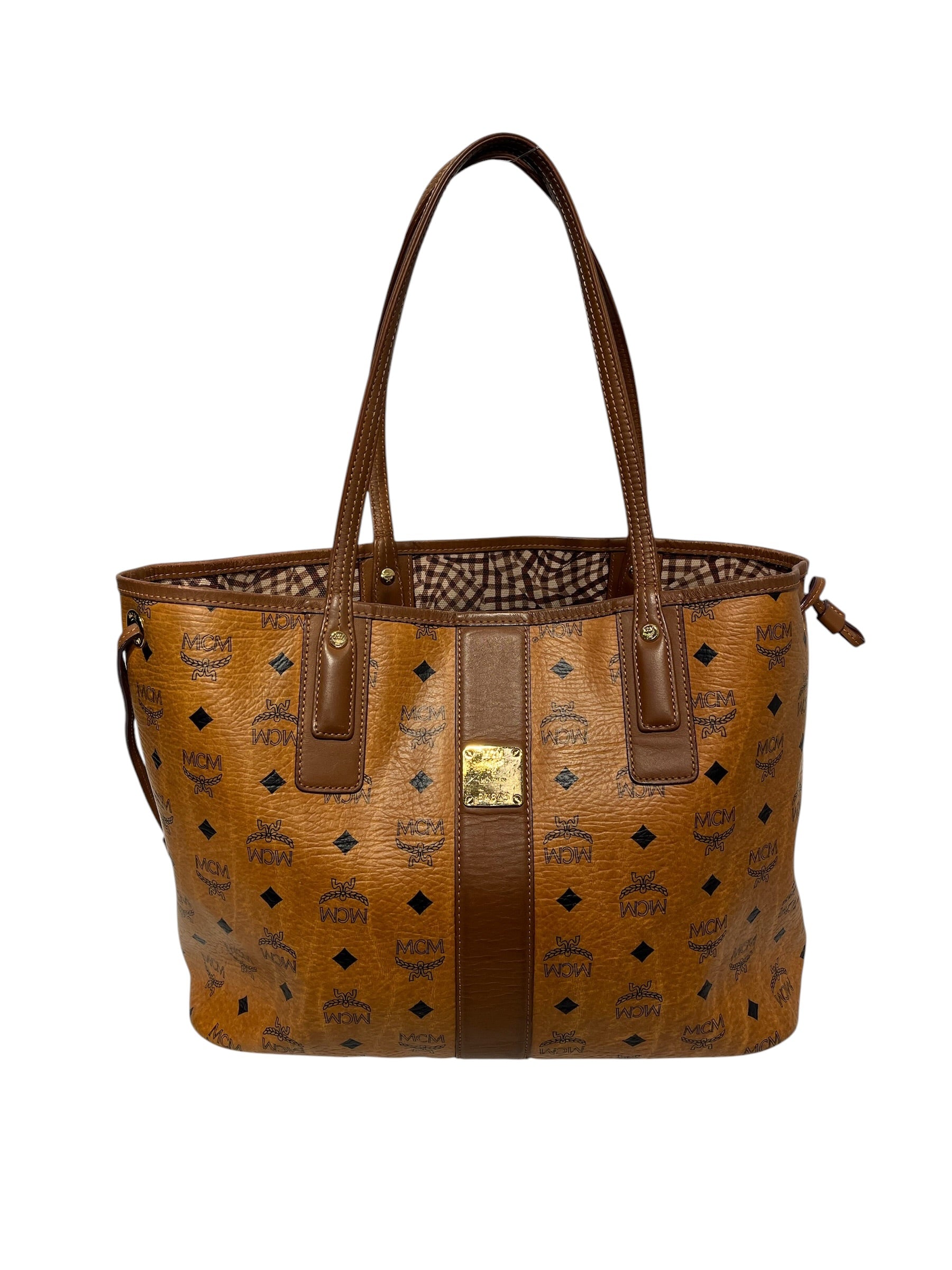 MCM/Tote Bag/Monogram/Leather/CML/McM tote with matching shopper view 1
