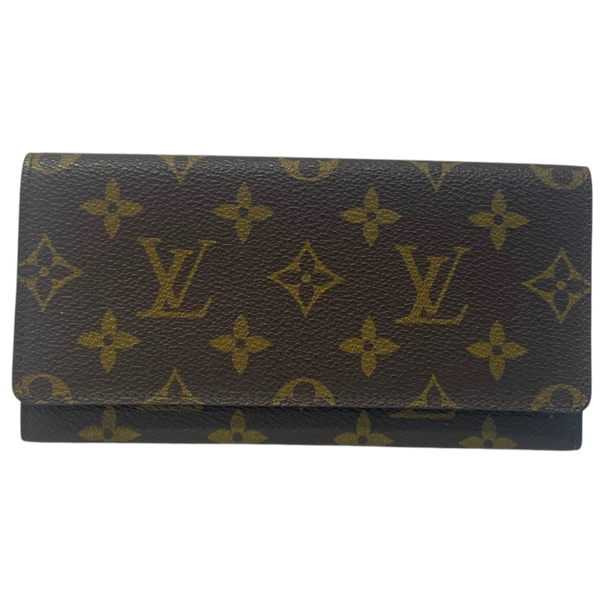 LOUIS VUITTON/Bifold Wallet/Monogram/Leather/BRW/L's/Porte-Cercle view 1