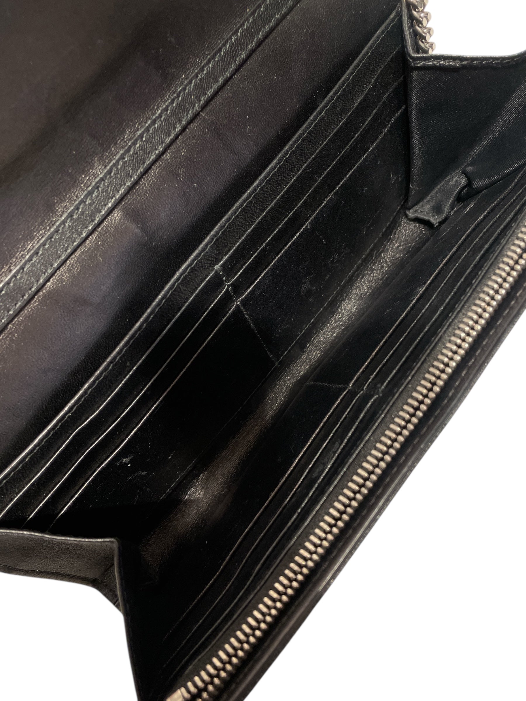 Christian Dior/Bag/Leather/BLK/Diorama leather crossbody bag view 4