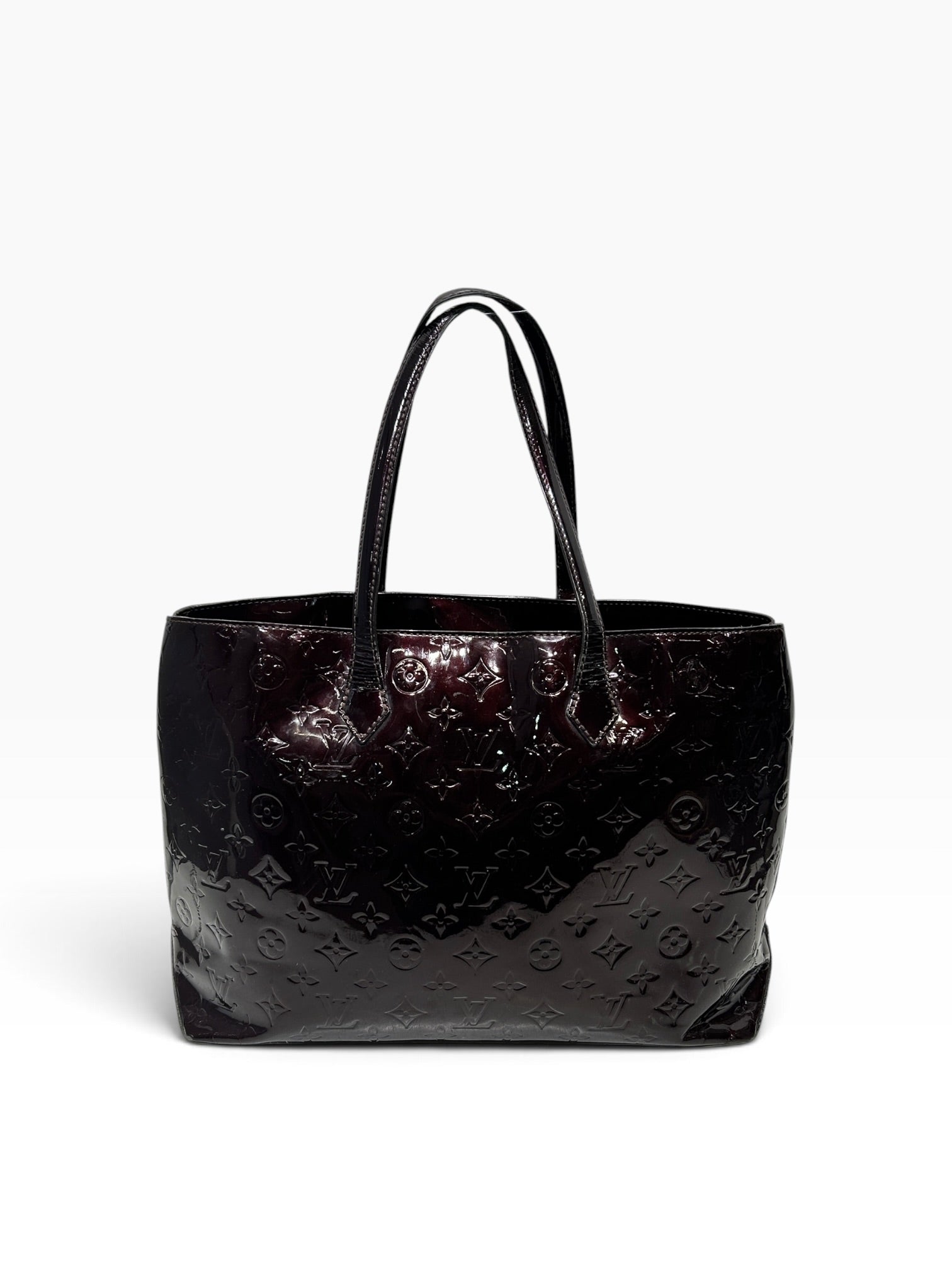 LOUIS VUITTON/Tote Bag/Monogram/BRD/VERNIS WILSHIRE GM view 2