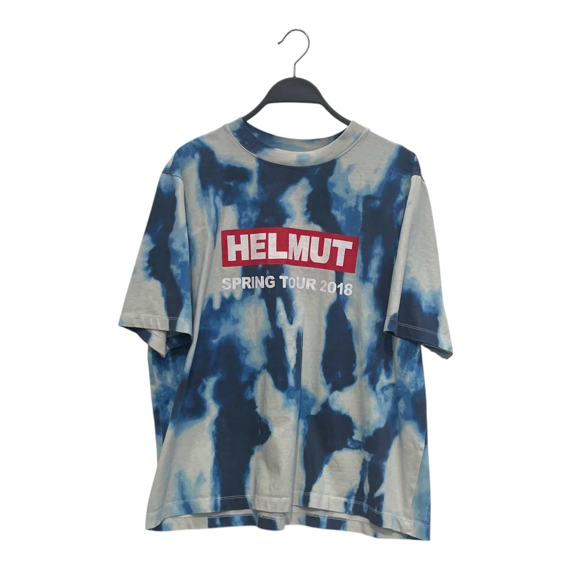 Helmut Lang/T-Shirt/M/Cotton/BLU/SPRING TOUR 2018 view 1