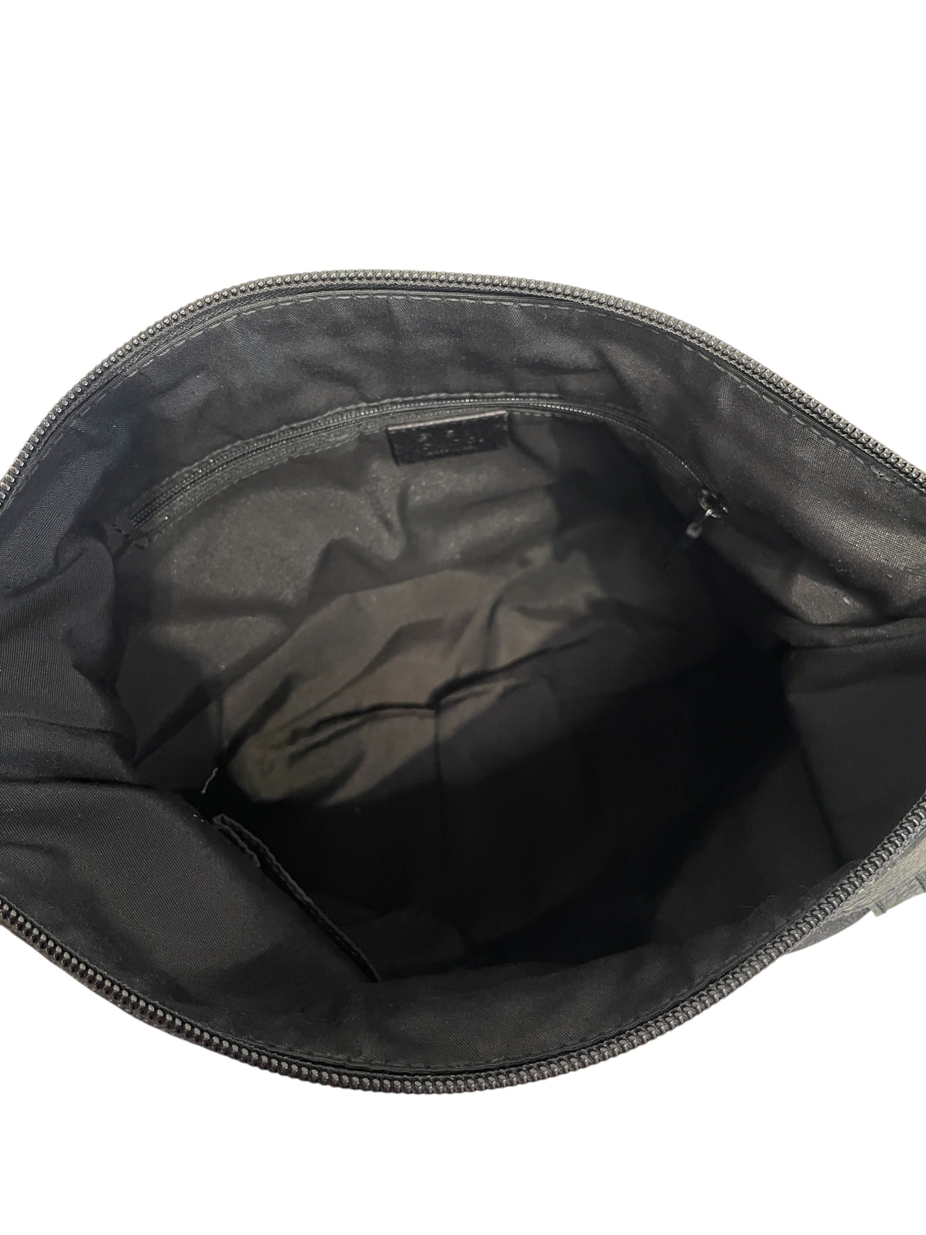 GUCCI/Tote Bag/Leather/BLK/MONOGRAM D-RING HOBO view 6