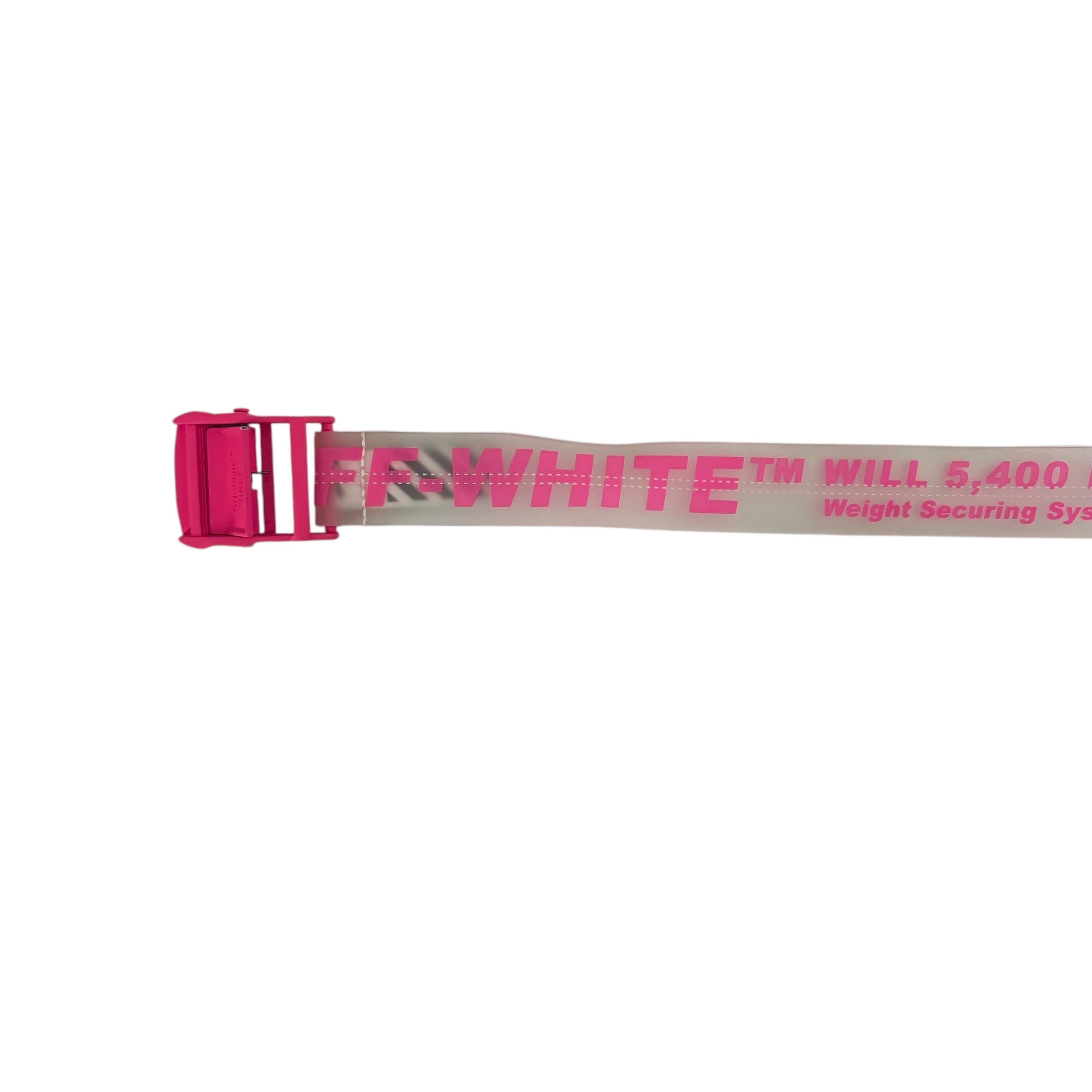 OFF-WHITE/Belt/Polyester/PNK/TAPE CLEAR view 3