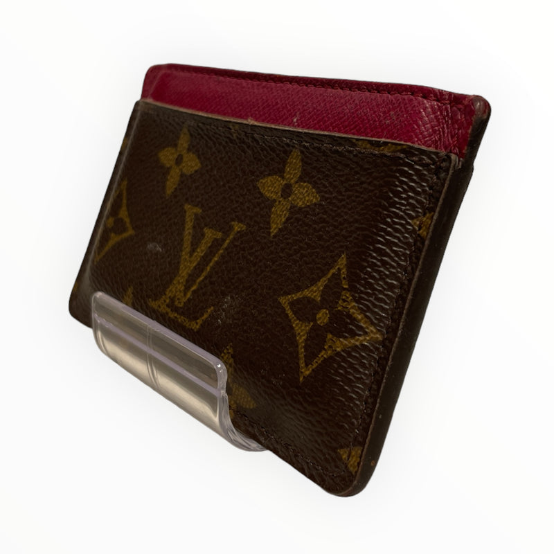 LOUIS VUITTON/Wallet/O/S/Monogram/Leather/CML/RED INSIDES