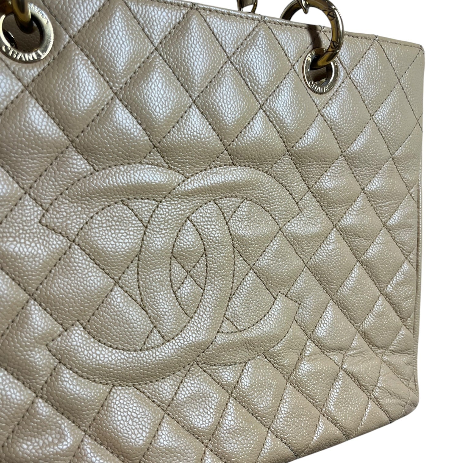 CHANEL/Bag/Leather/CRM/CC GRAND SHOPPING TOTE view 4