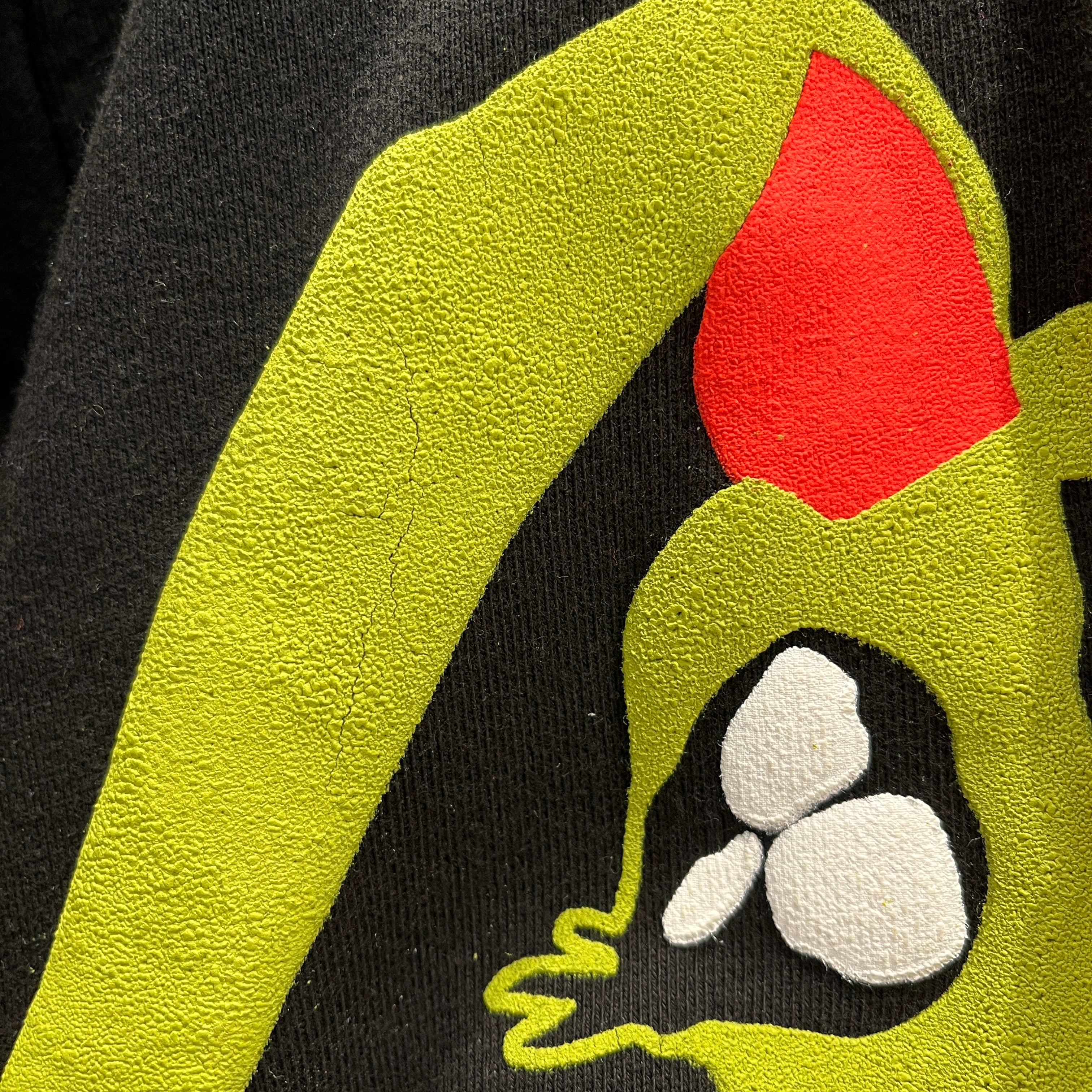 PBC X CPFM UNRELEASED/Hoodie/L/Cotton/BLK/WLR TOUR GREEN BUNNY view 5