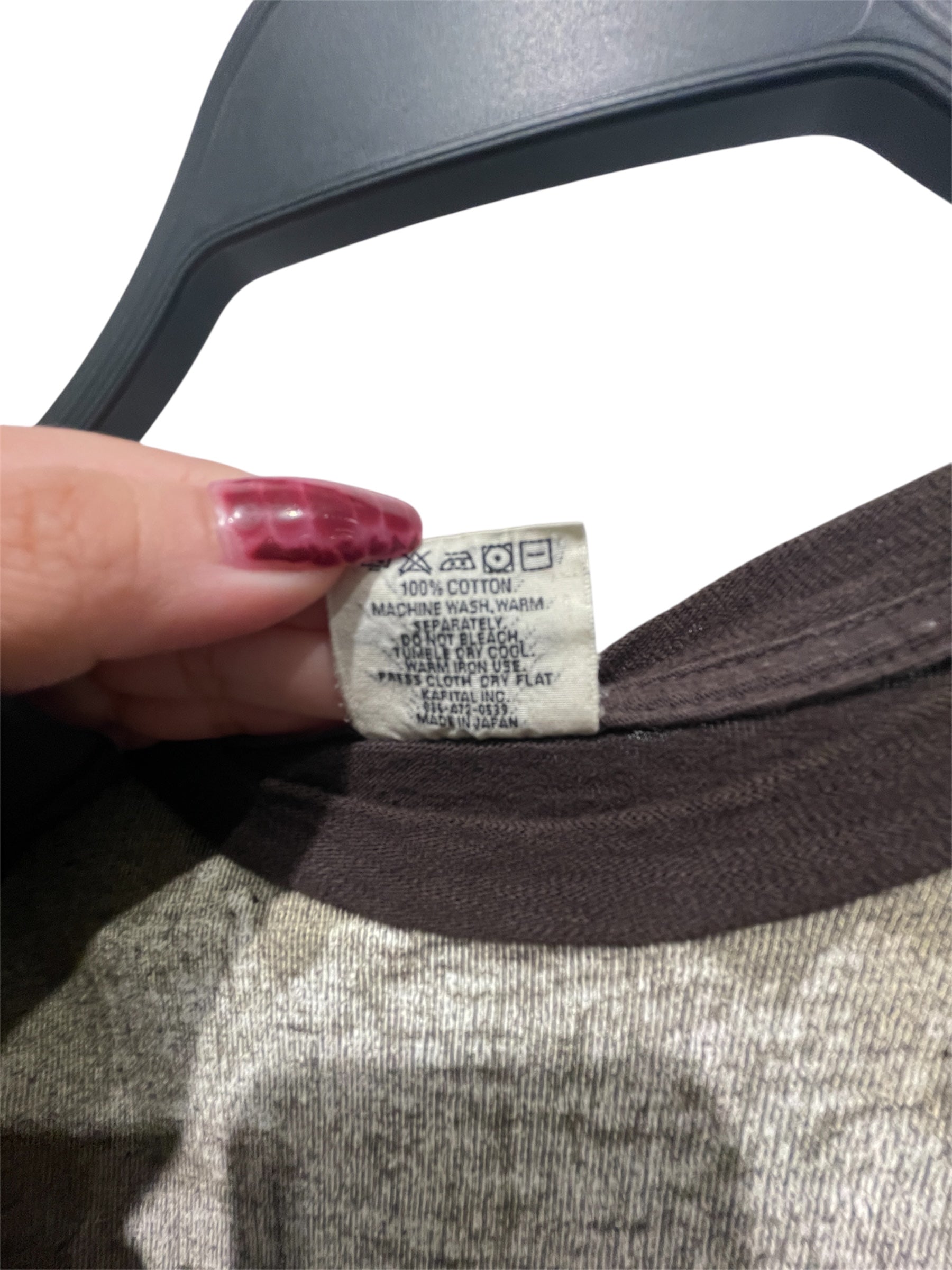 KAPITAL/T-Shirt/1/Graphic/Cotton/BRW/ view 4