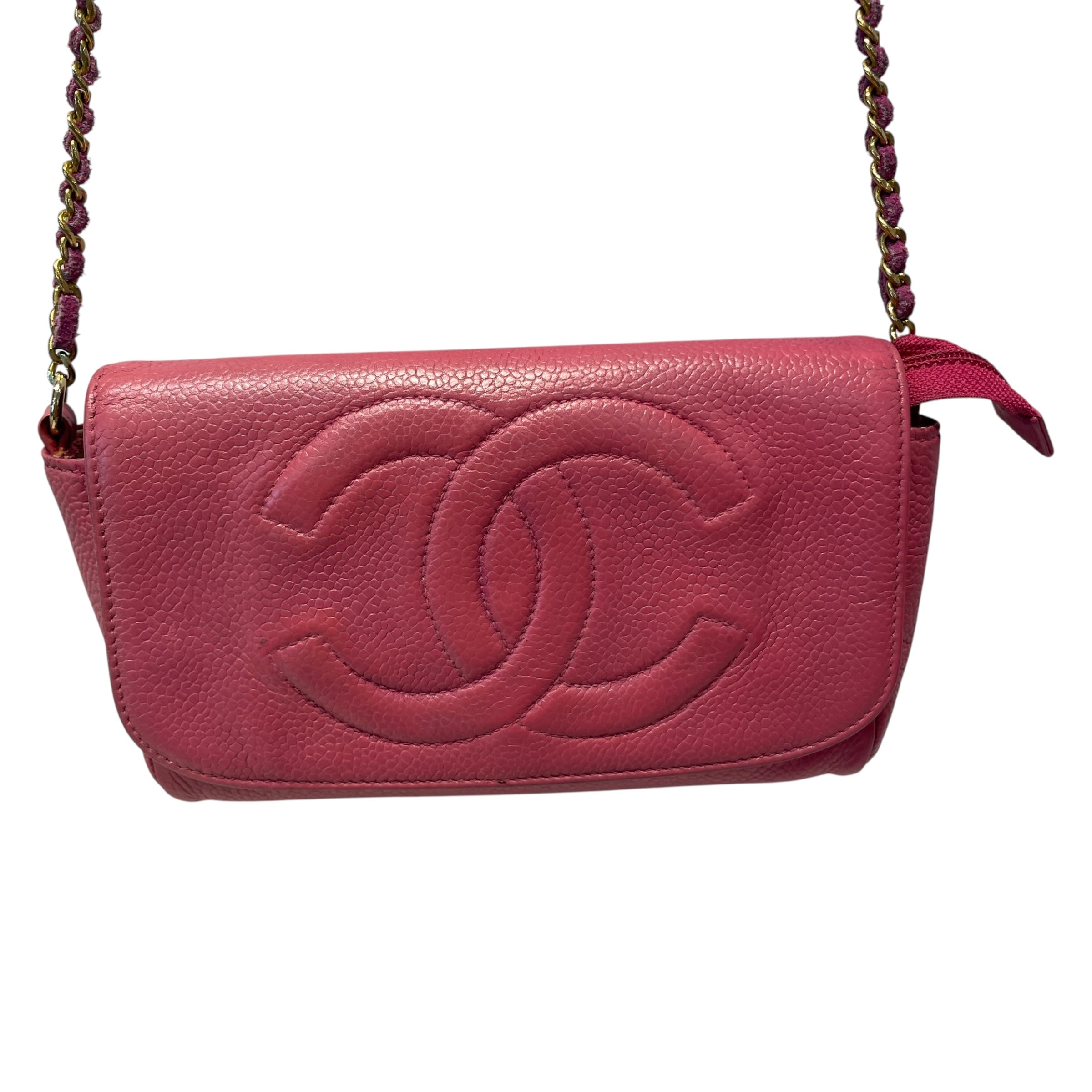CHANEL/Bag/Leather/PNK/Decacoco Chain Pouch view 6