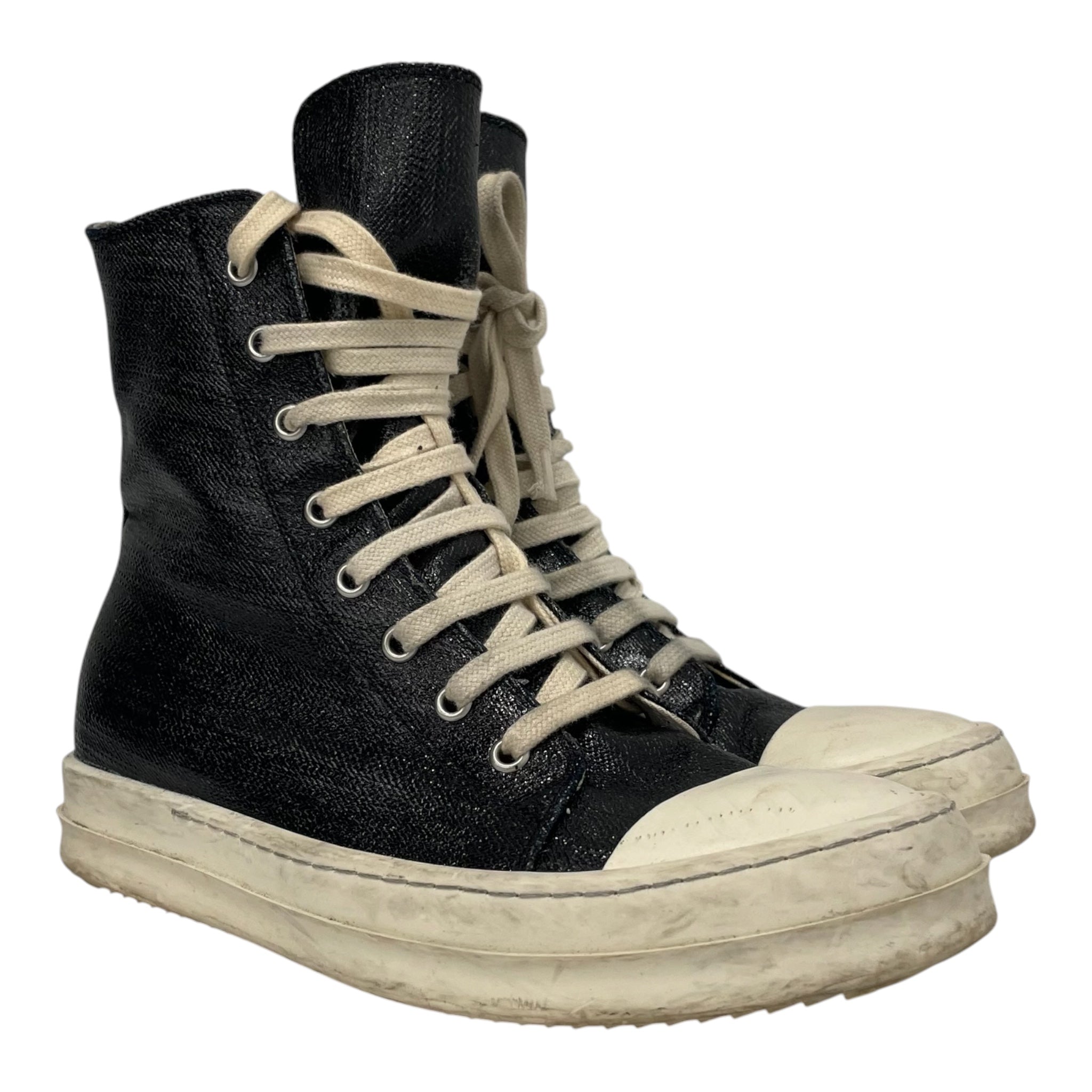 RICK OWENS DRKSHDW/Lace Up Boots/US 7/Leather/BLK/ view 1