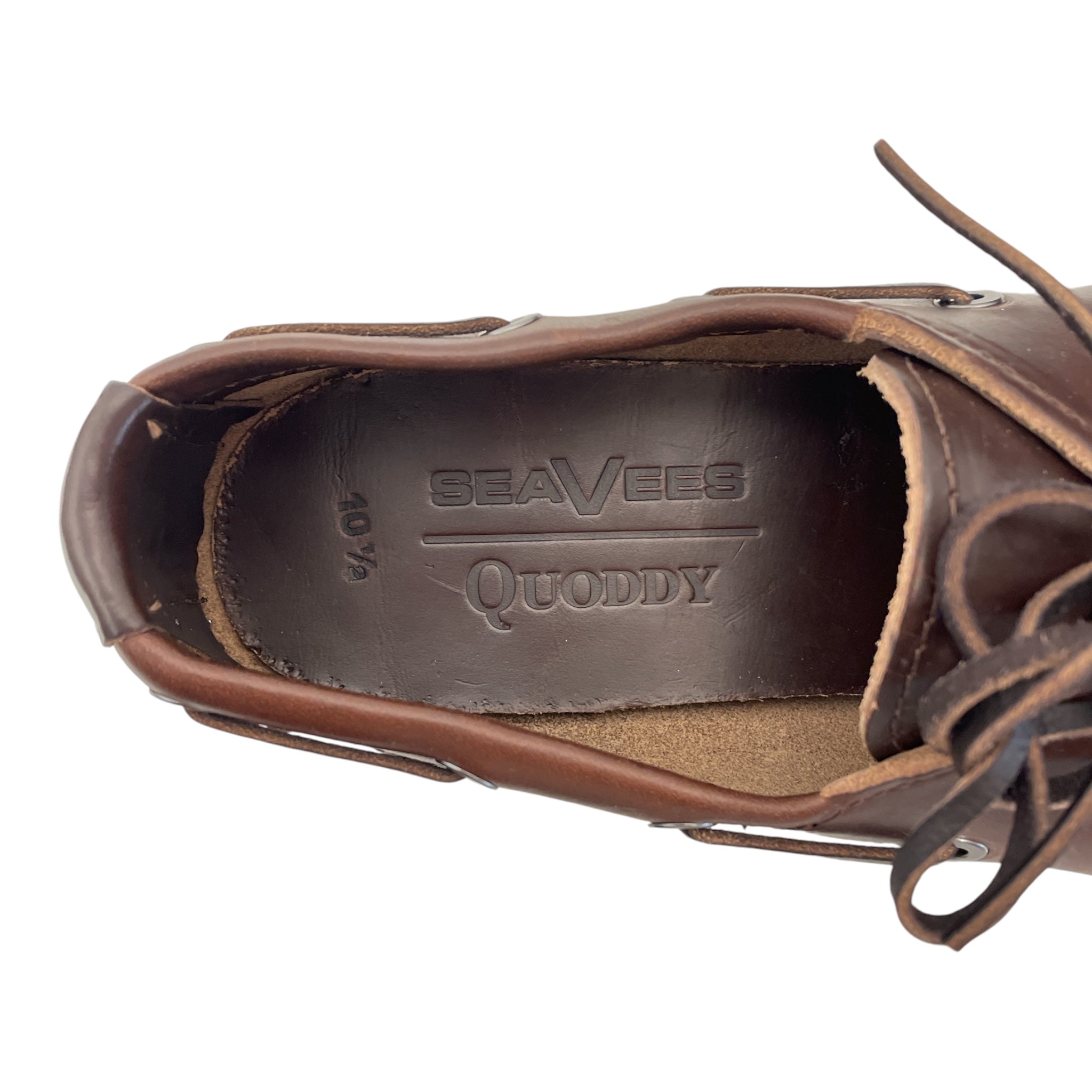 Seavees/Loafers/US 10.5/Leather/BRW/Landing Boat Shoe view 3