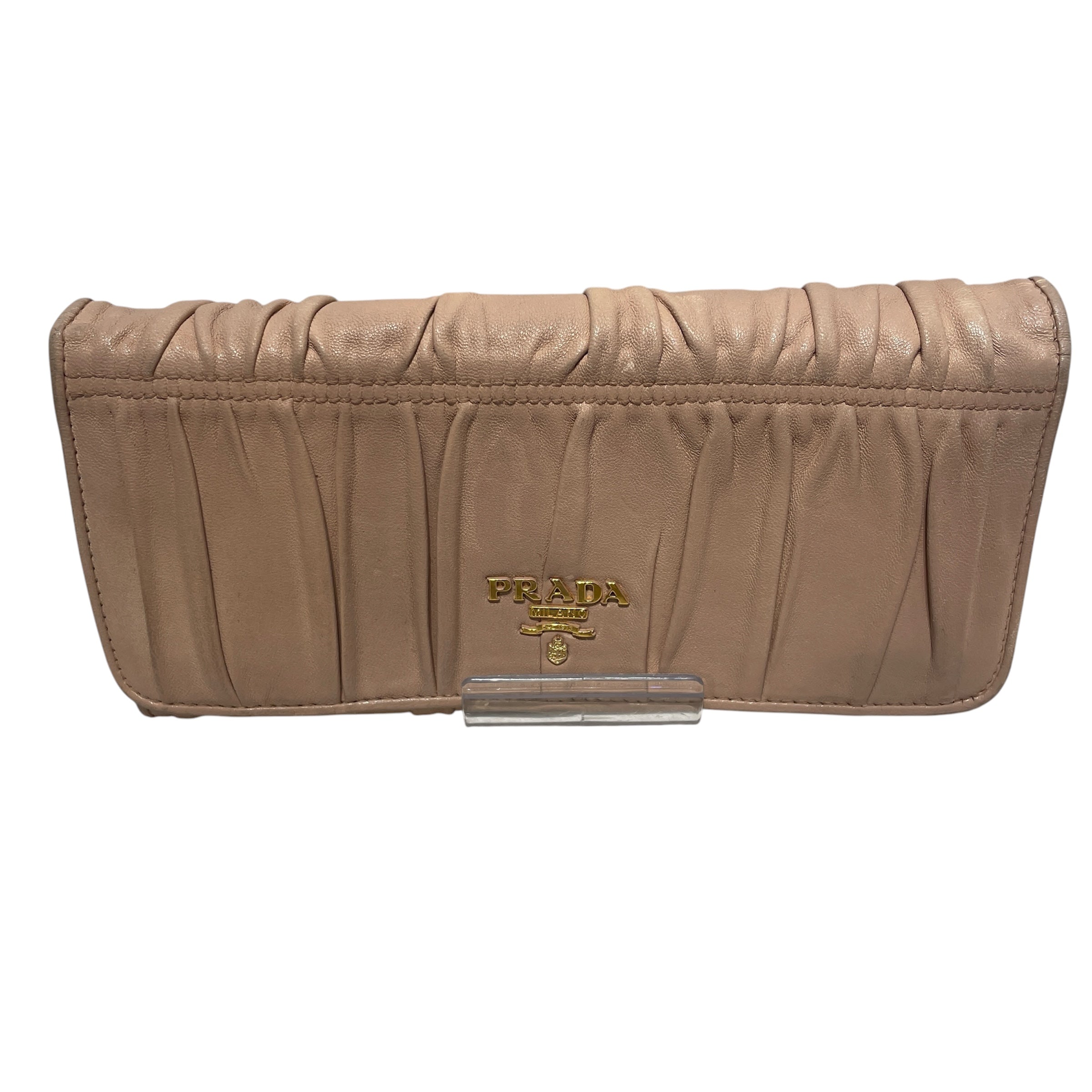 PRADA/Bifold Wallet/Leather/PNK/Prada Bifold Wallet view 1
