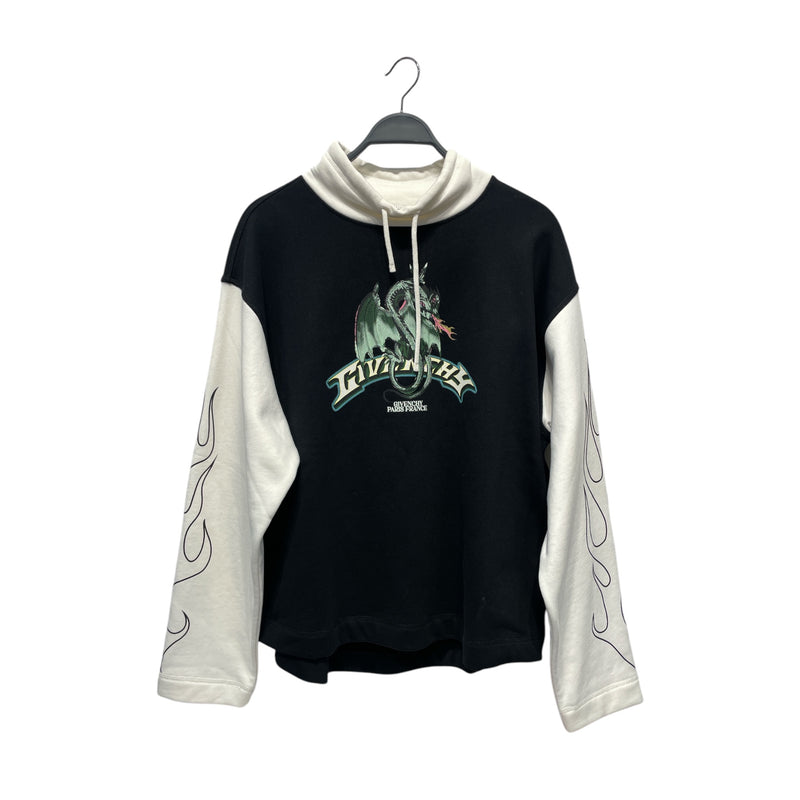 GIVENCHY/Sweatshirt/L/Cotton/BLK/DRAGON PRINT NWT
