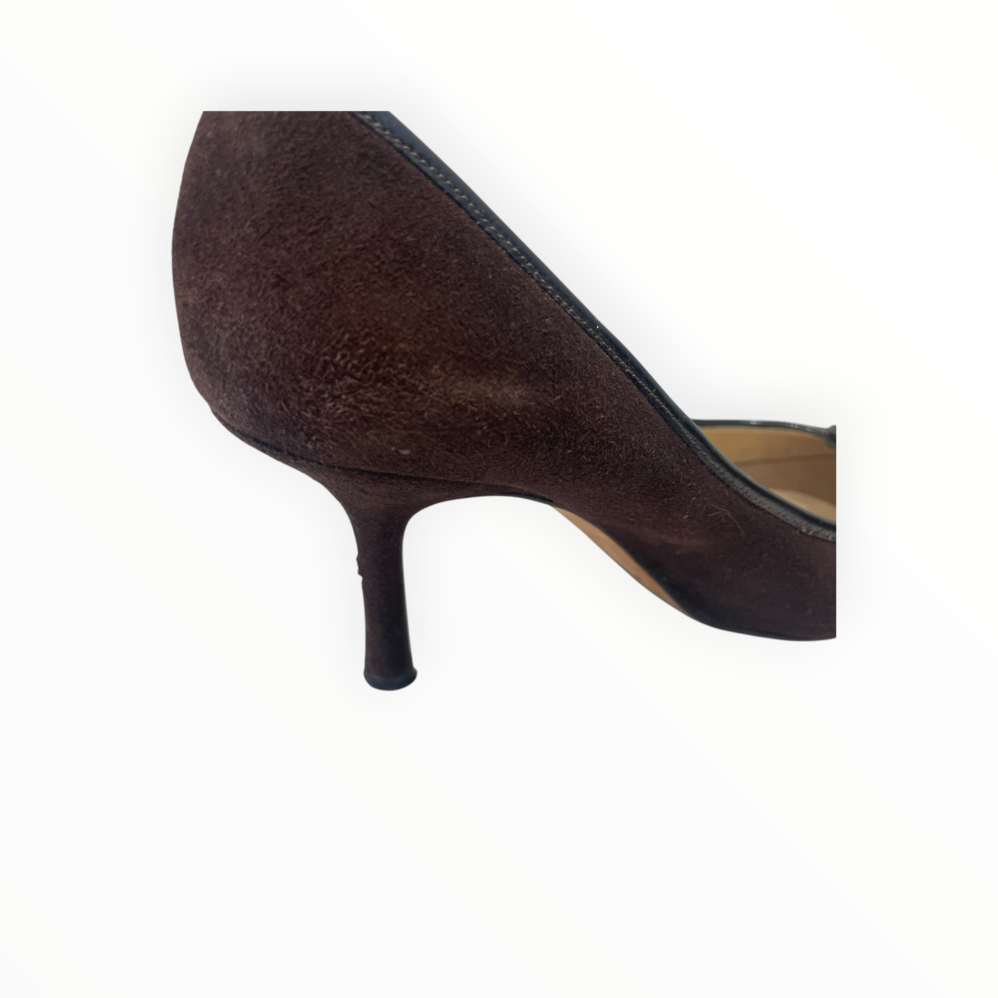 JIMMY CHOO/Heels/EU 36.5/Suede/BRW/POINTED TOE view 11