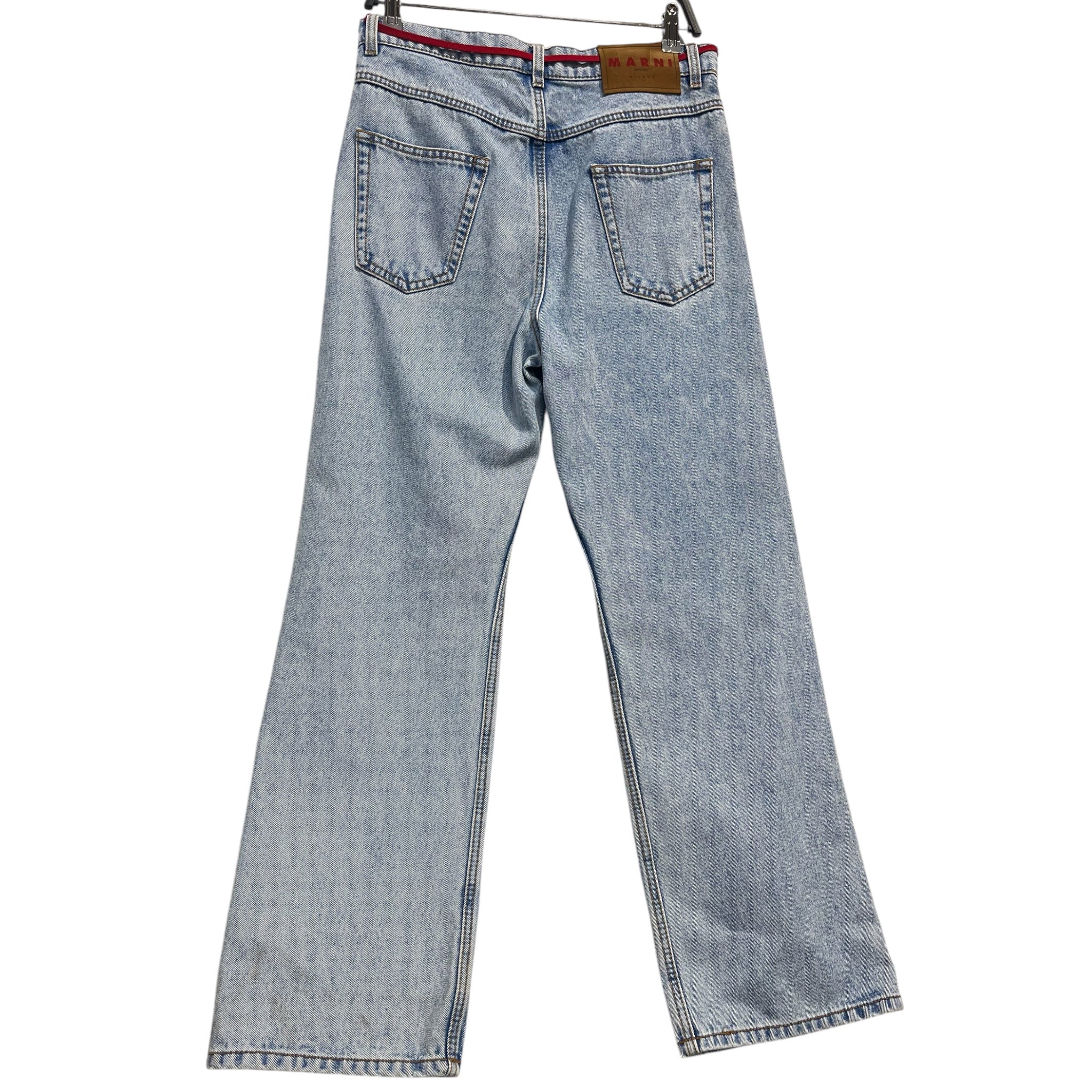 MARNI/Pants/30/Cotton/BLU/mohair knees view 2