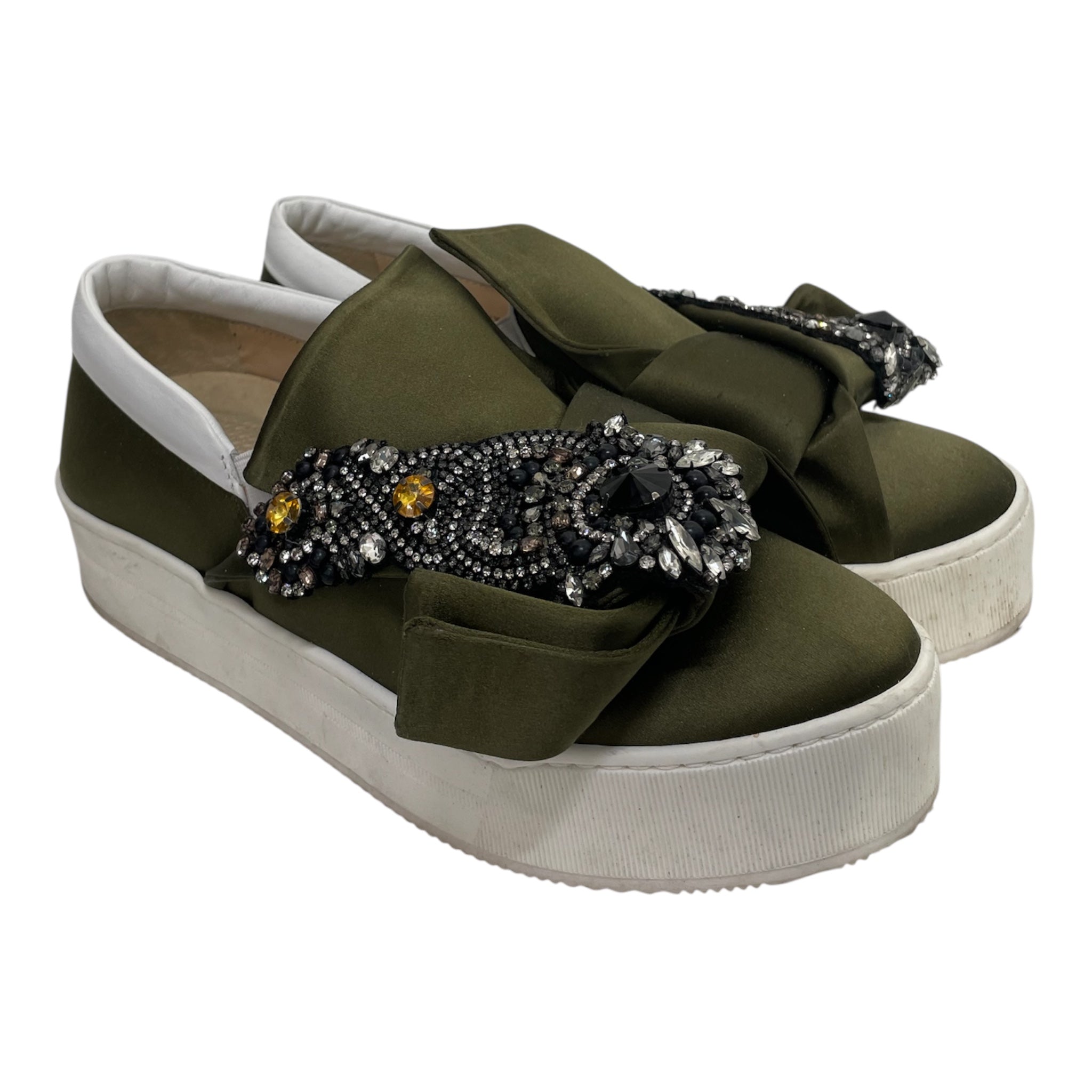 NO 21/Low-Sneakers/US 7.5/GRN/ view 1