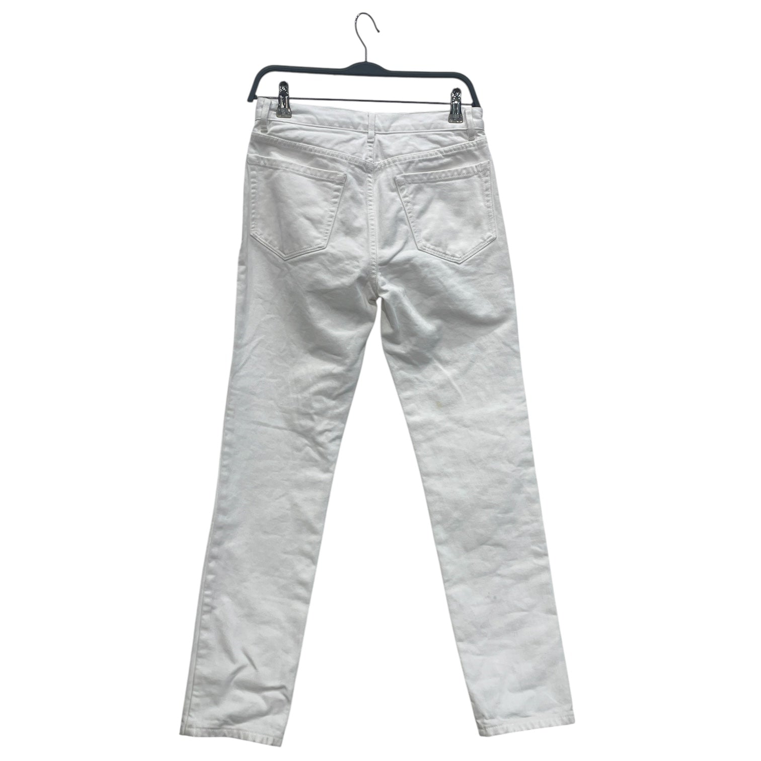 DRIES VAN NOTEN/Skinny Pants/26/Denim/WHT/SILVER BUTTON view 2