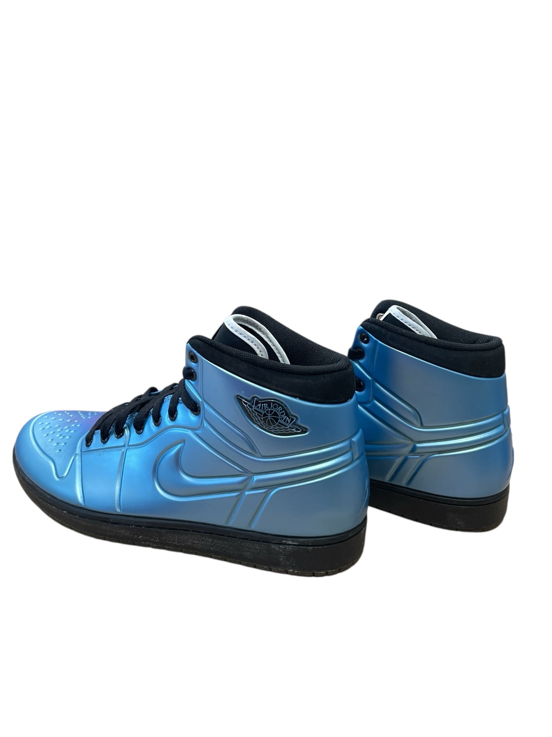 JORDAN BRAND/Hi-Sneakers/US 11.5/Nylon/BLU/JORDAN 1 ANODIZED BLUE view 2