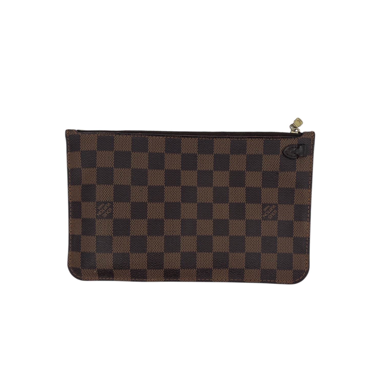 LOUIS VUITTON/Pouch/All Over Print/Leather/BRW/- view 1