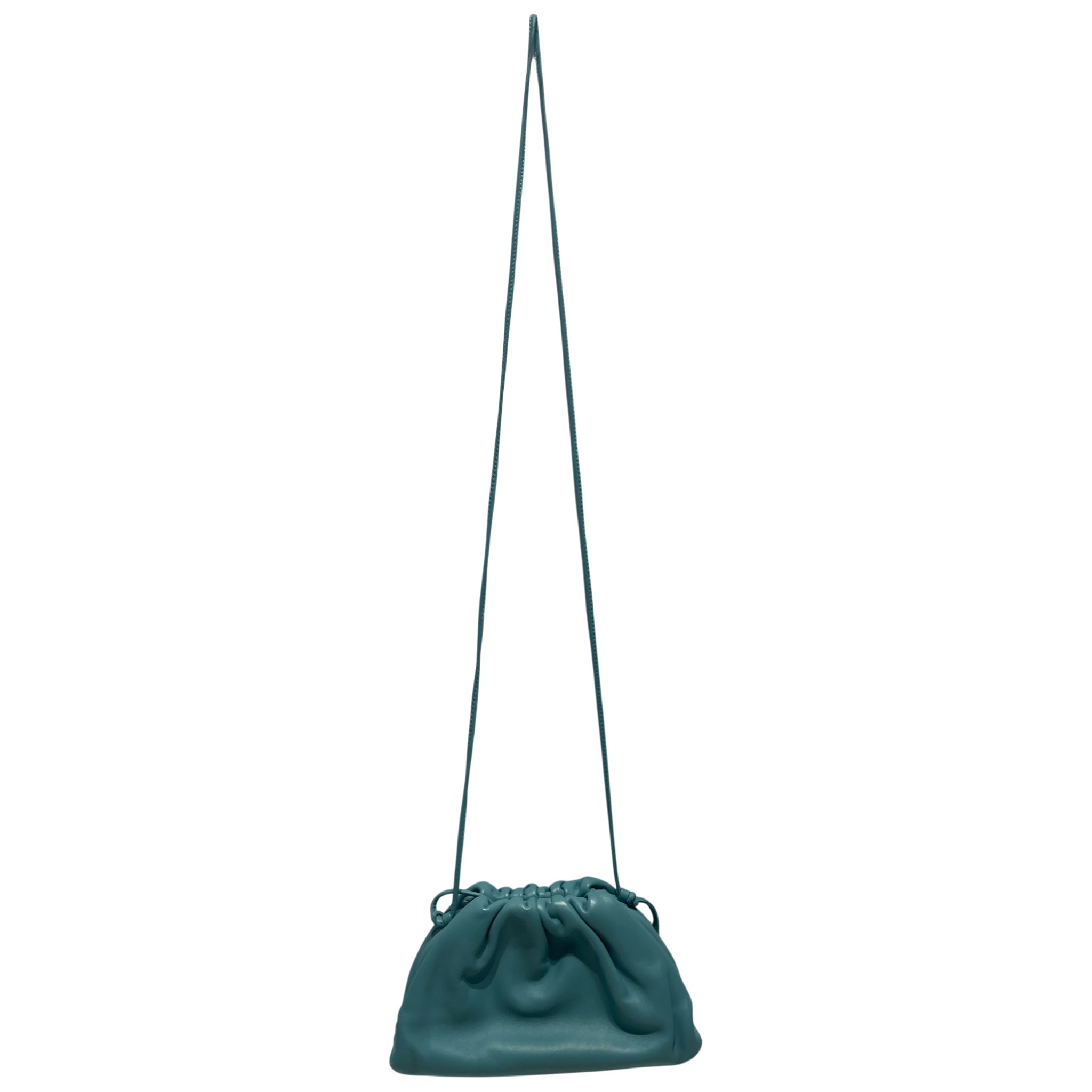 BOTTEGA VENETA/Cross Body Bag/Leather/BLU/mini pouch view 2