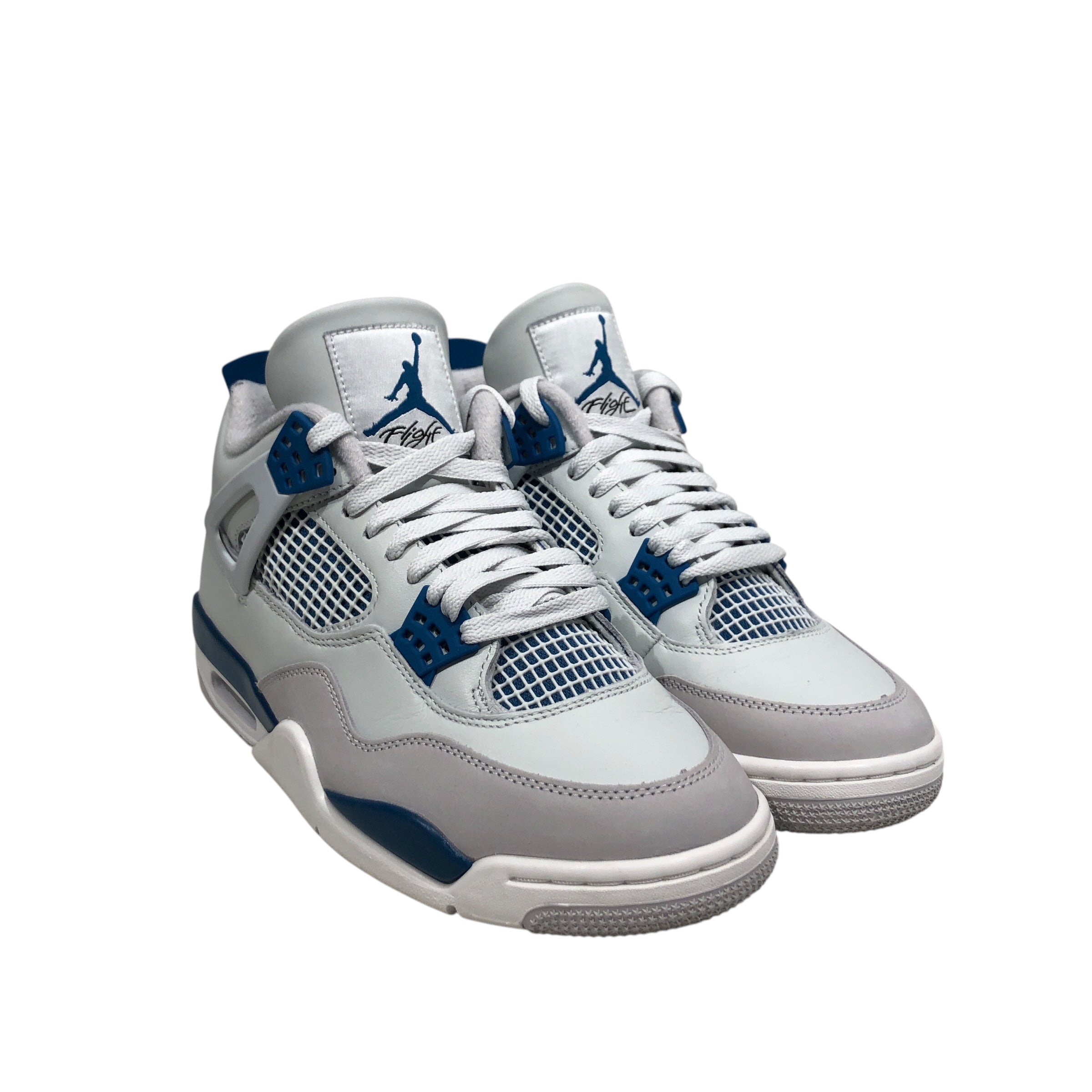 NIKE/Hi-Sneakers/US 8.5/Leather/WHT/Jordan 4 'Military Blue' view 1