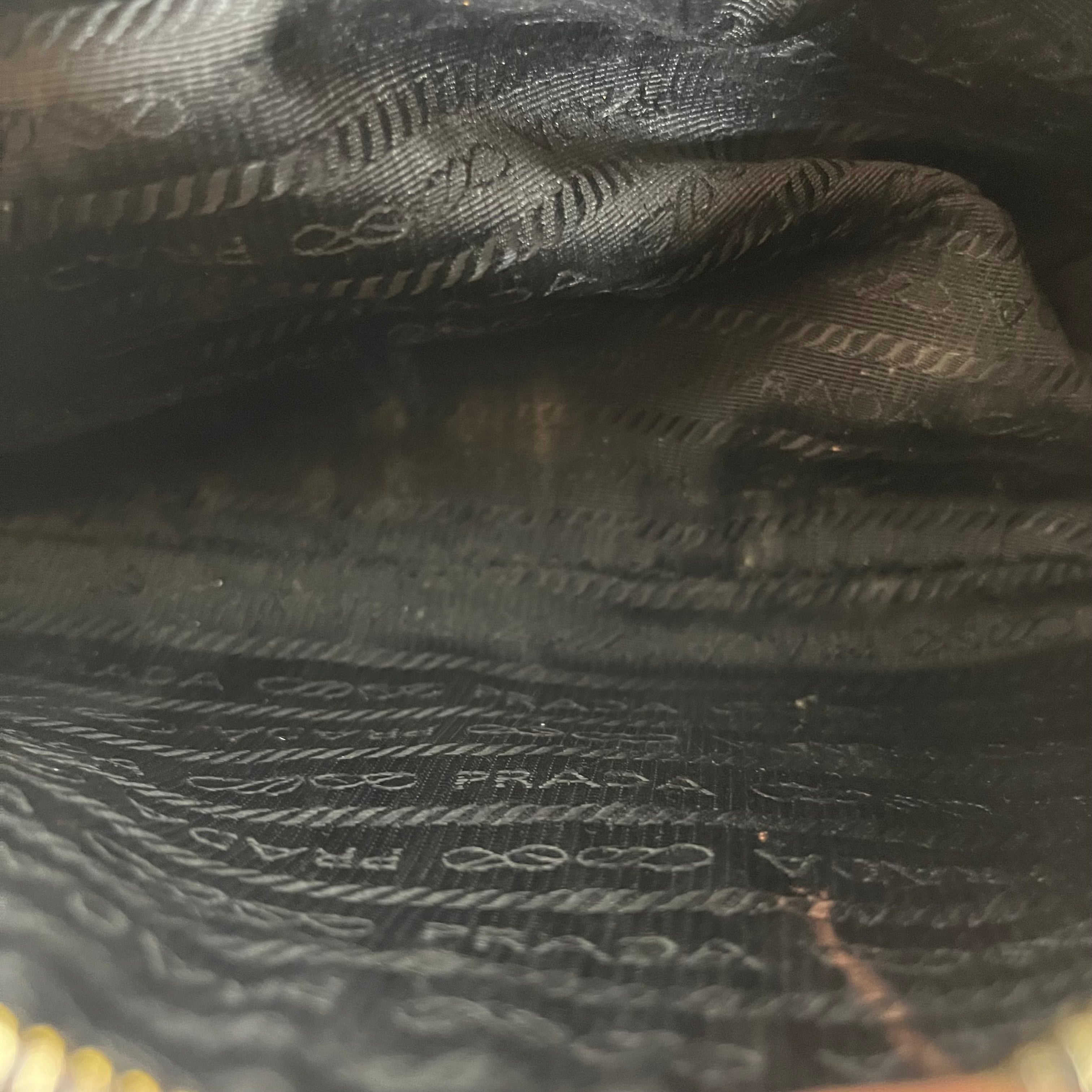 PRADA/Hand Bag/Leather/BLK/MINI BAG view 4