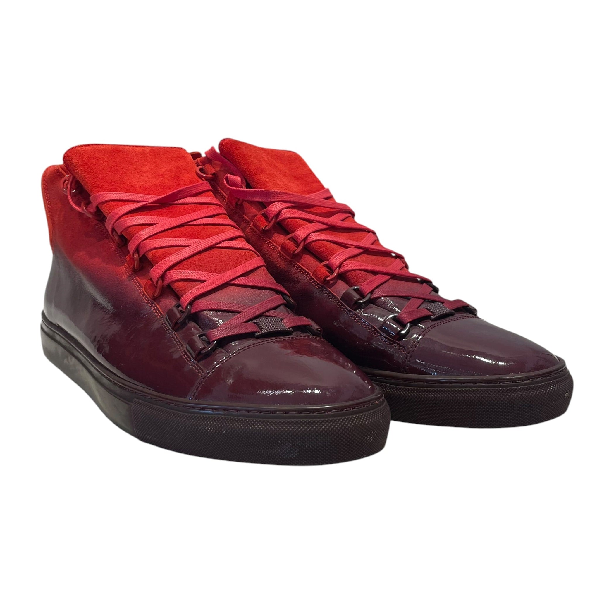 BALENCIAGA/Shoes/EU 48/Leather/RED/Arena Sneaker view 1