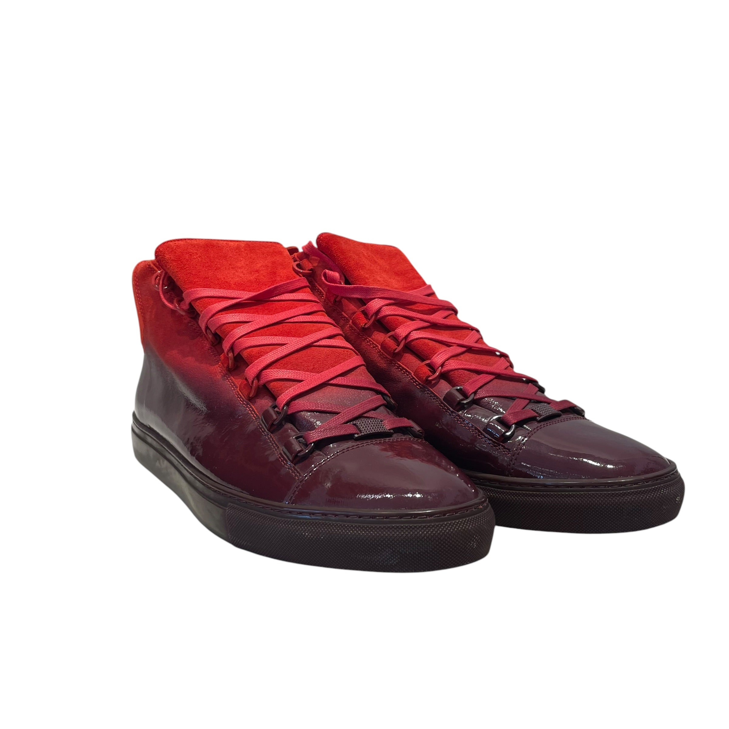 BALENCIAGA/Shoes/EU 48/Leather/RED/Arena Sneaker view 1
