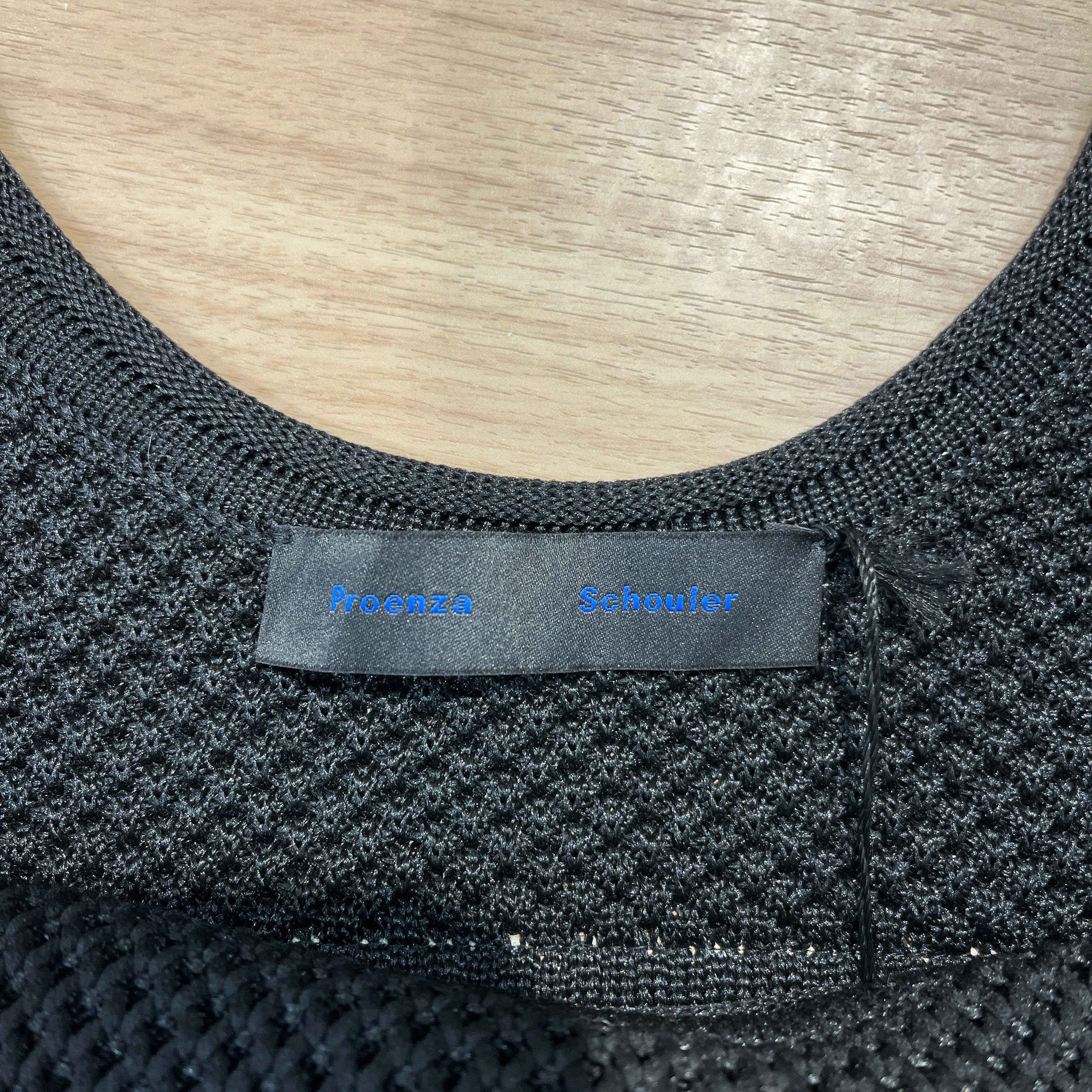 PROENZA SCHOULER/Cut & Sew/M/Polyester/BLK/Snakeskin view 3