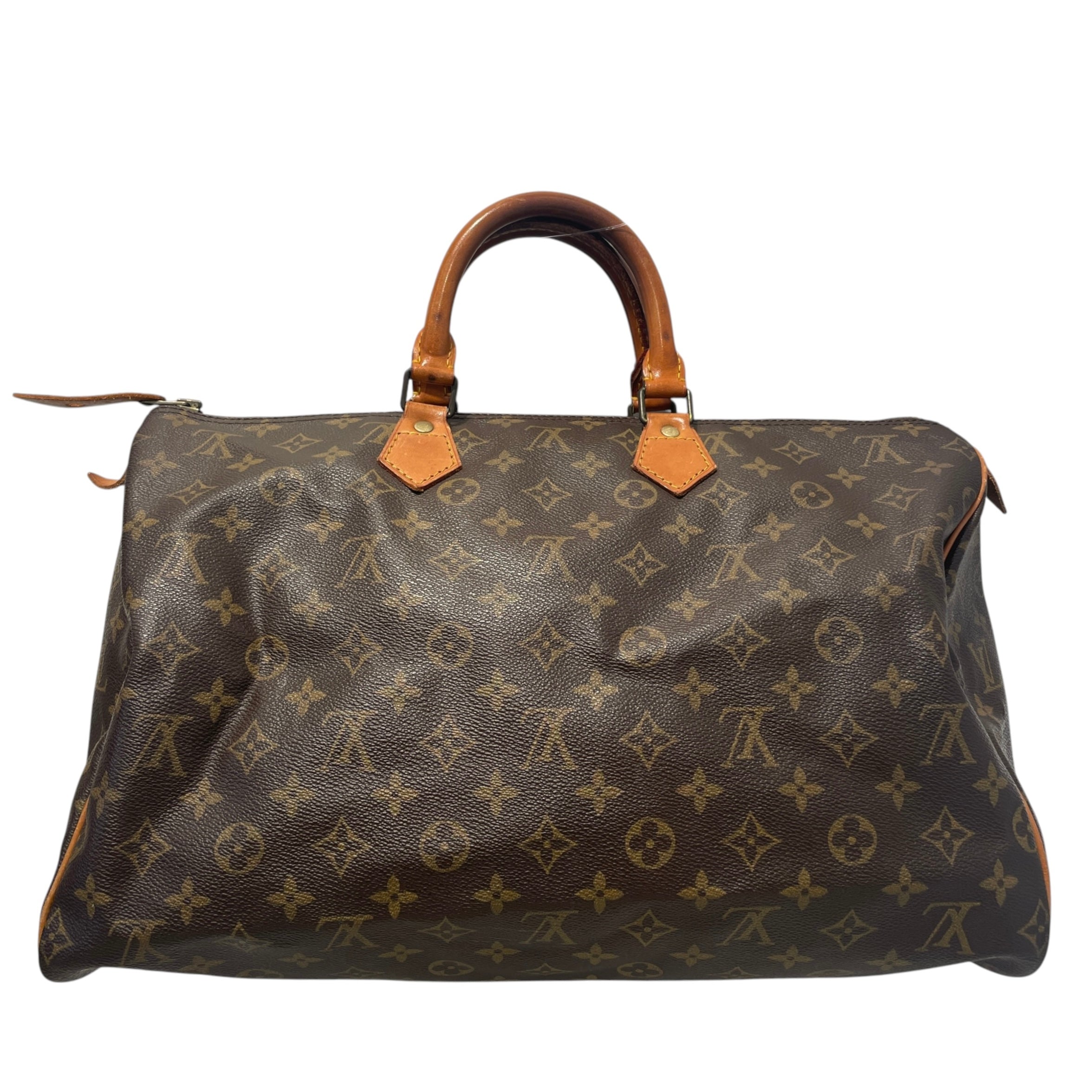 LOUIS VUITTON/Boston Bag/Monogram/Leather/BRW/Monogram Speedy 40 Bag view 2