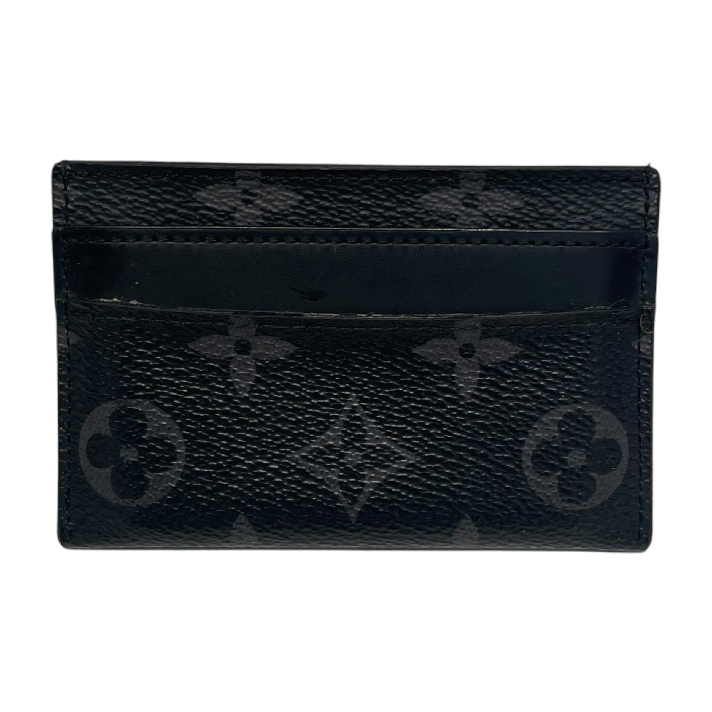 LOUIS VUITTON/Wallet/Monogram/BLK/M's/BLACK CARD HOLDER TS4177 view 2